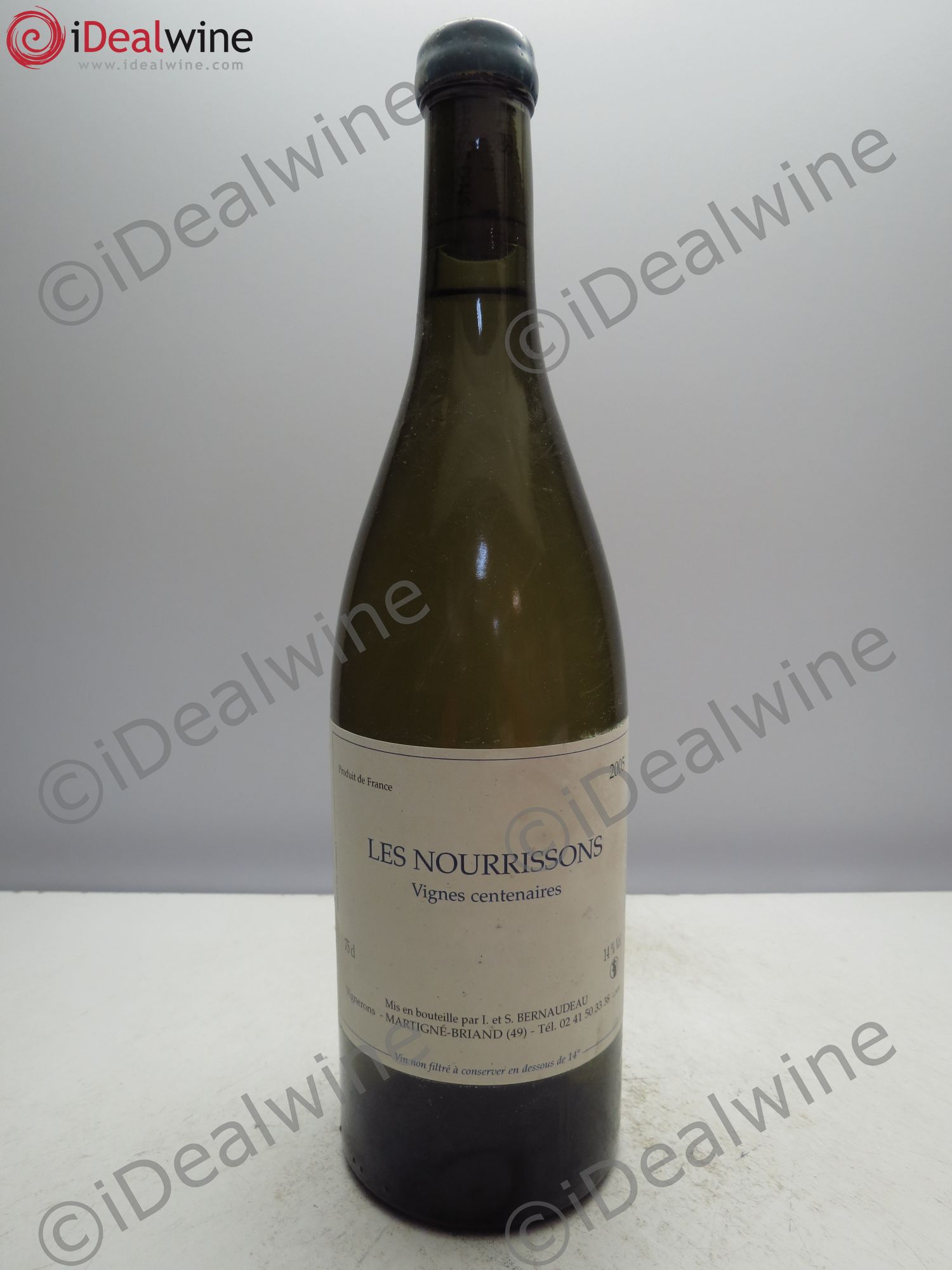 Anjou les Nourrissons "Vignes Centenaires" Stéphane Bernaudeau 2005 - Posten von 1 Flasche - 0