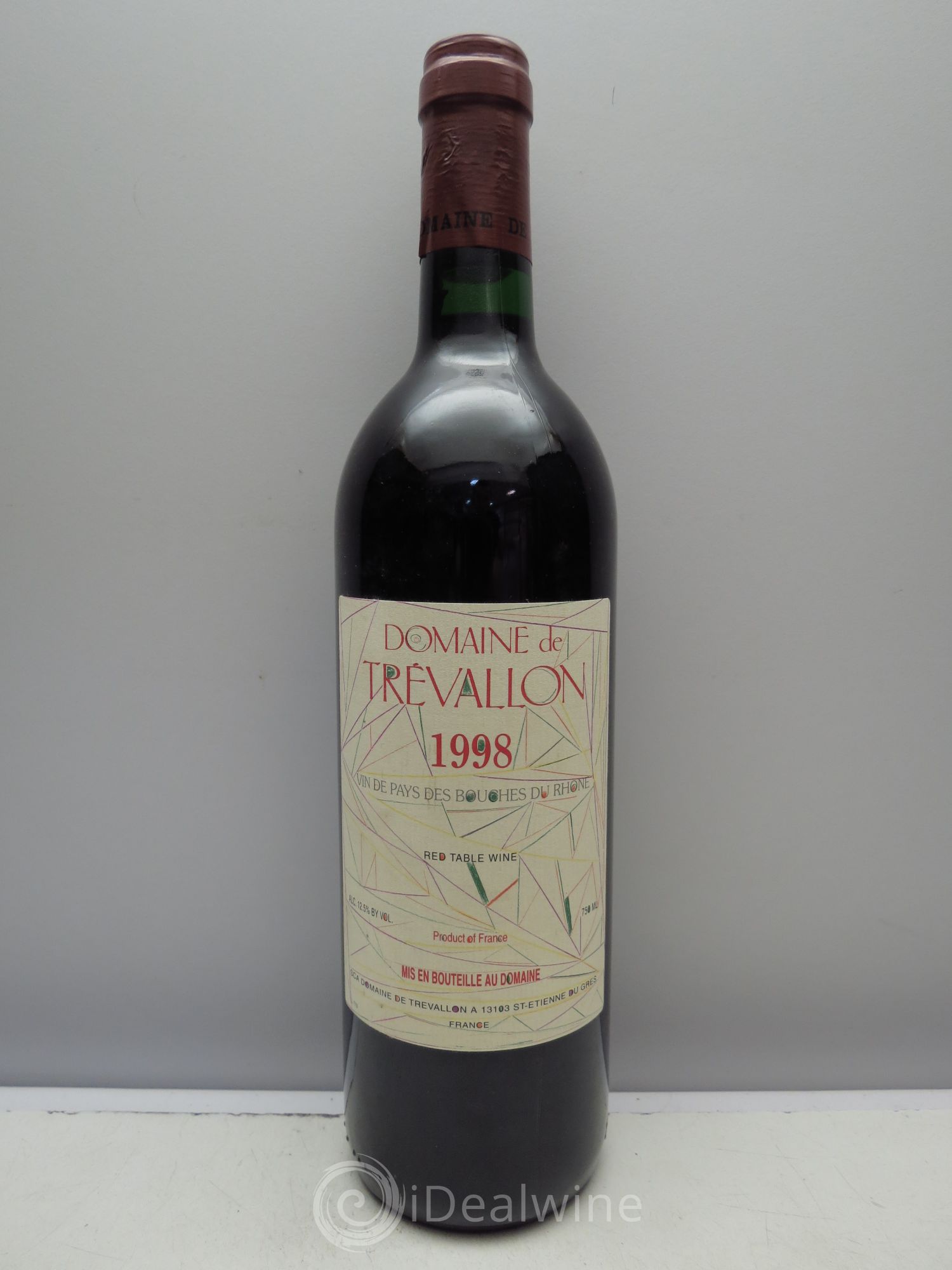 VDP Bouches du Rhône Trévallon (Domaine de) Eloi Dürrbach 1998 - Lot de 1 bouteille - 0