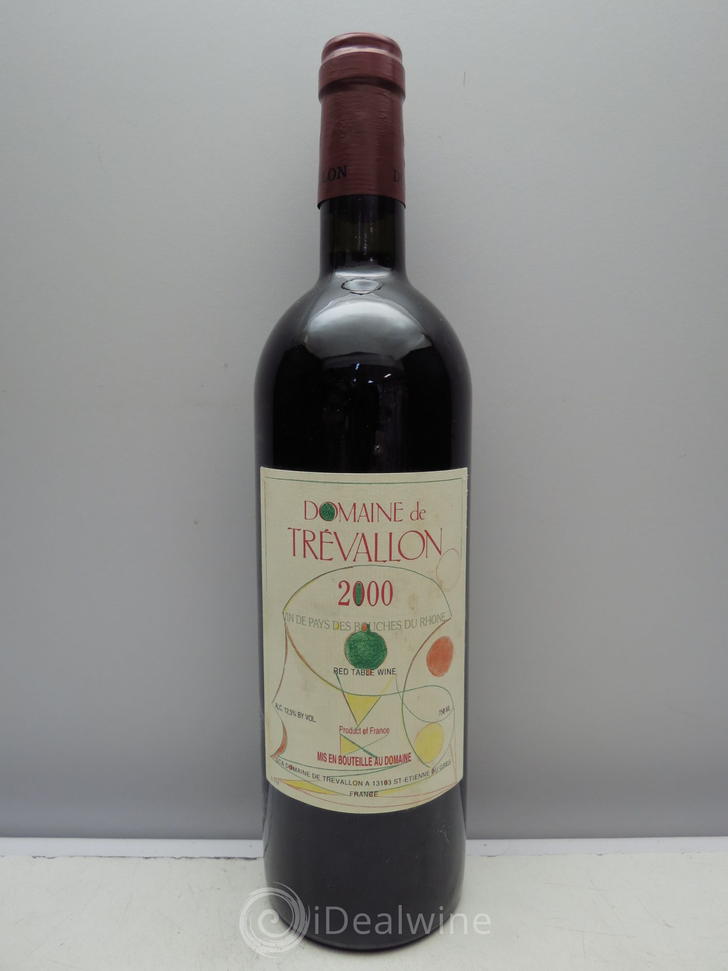 VDP Bouches du Rhône Trévallon (Domaine de) Eloi Dürrbach 2000 - Lot de 1 bouteille - 0
