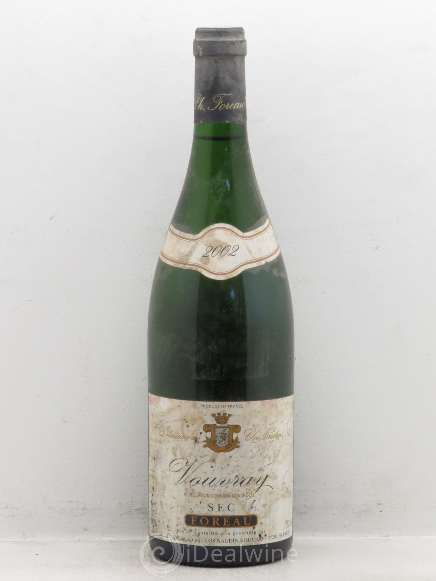 Vouvray Sec Clos Naudin - Philippe Foreau 2002 - Lot de 1 bouteille - 0