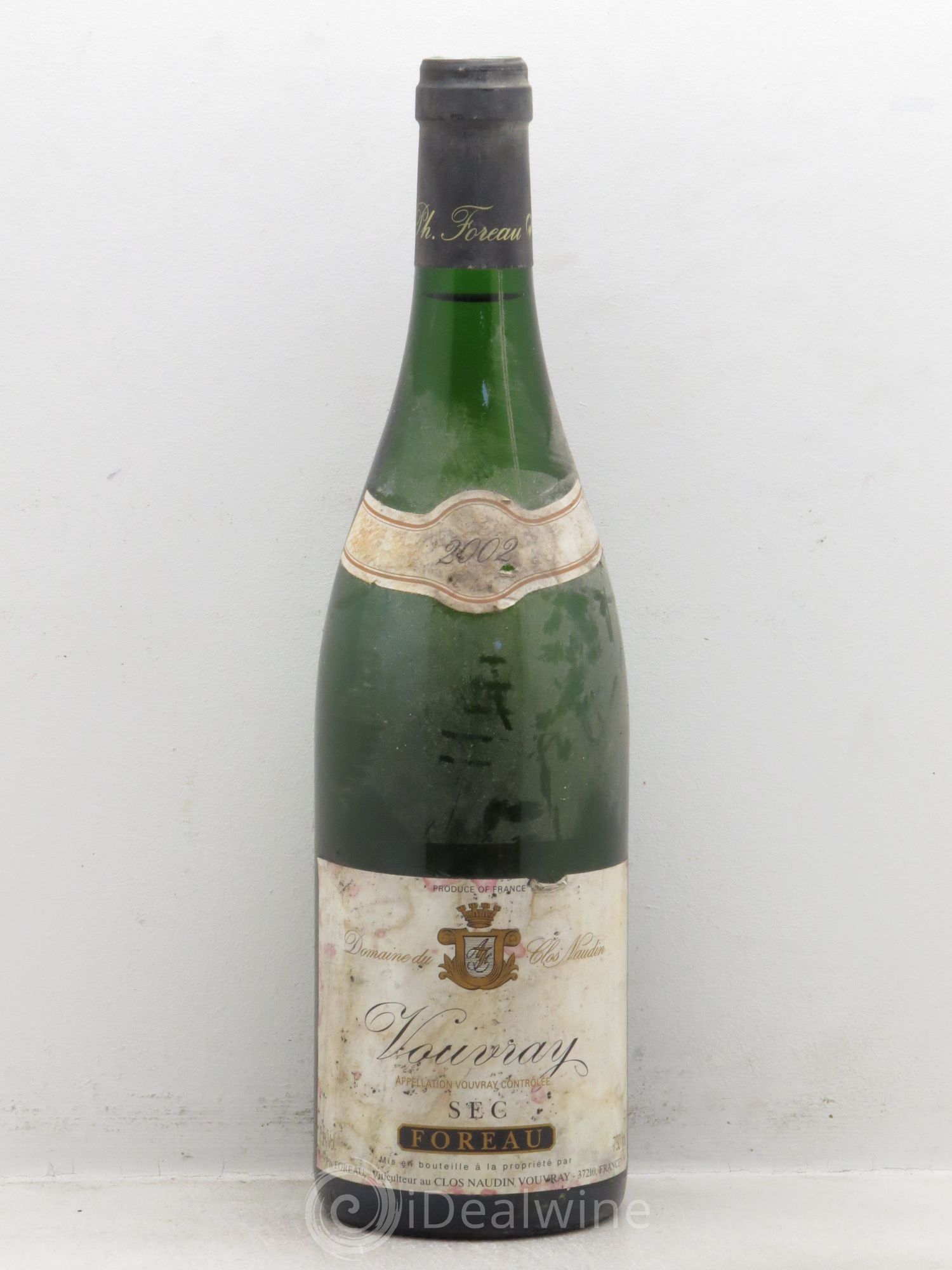Vouvray Sec Clos Naudin - Philippe Foreau 2002 - Lot de 1 bouteille - 0