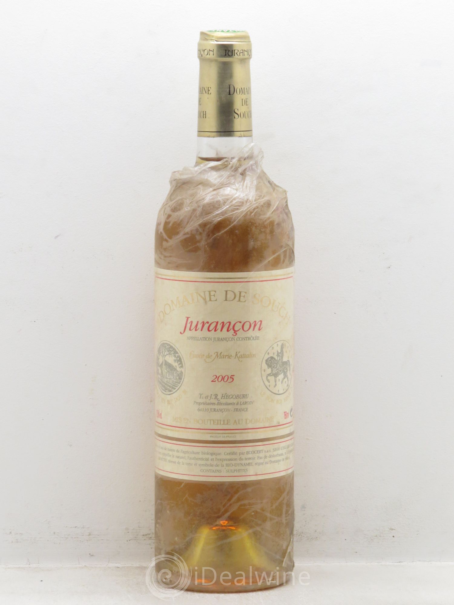 Jurançon Marie Kattalyn Souch (Domaine de) 2005 - Lotto di 1 bottiglia - 0
