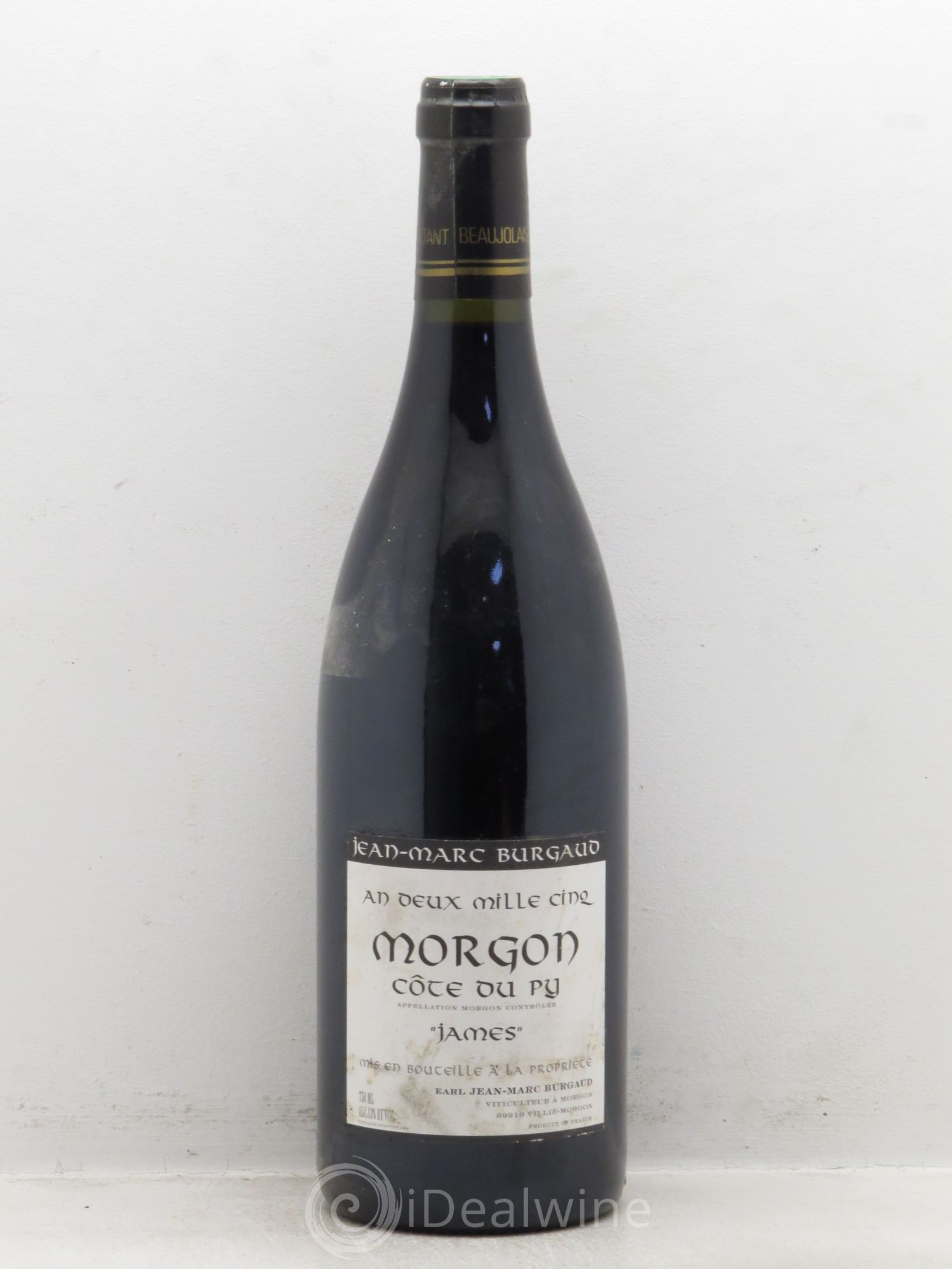 Morgon Côte du Py James Jean-Marc Burgaud (Domaine) 2005 - Lot de 1 bouteille - 0