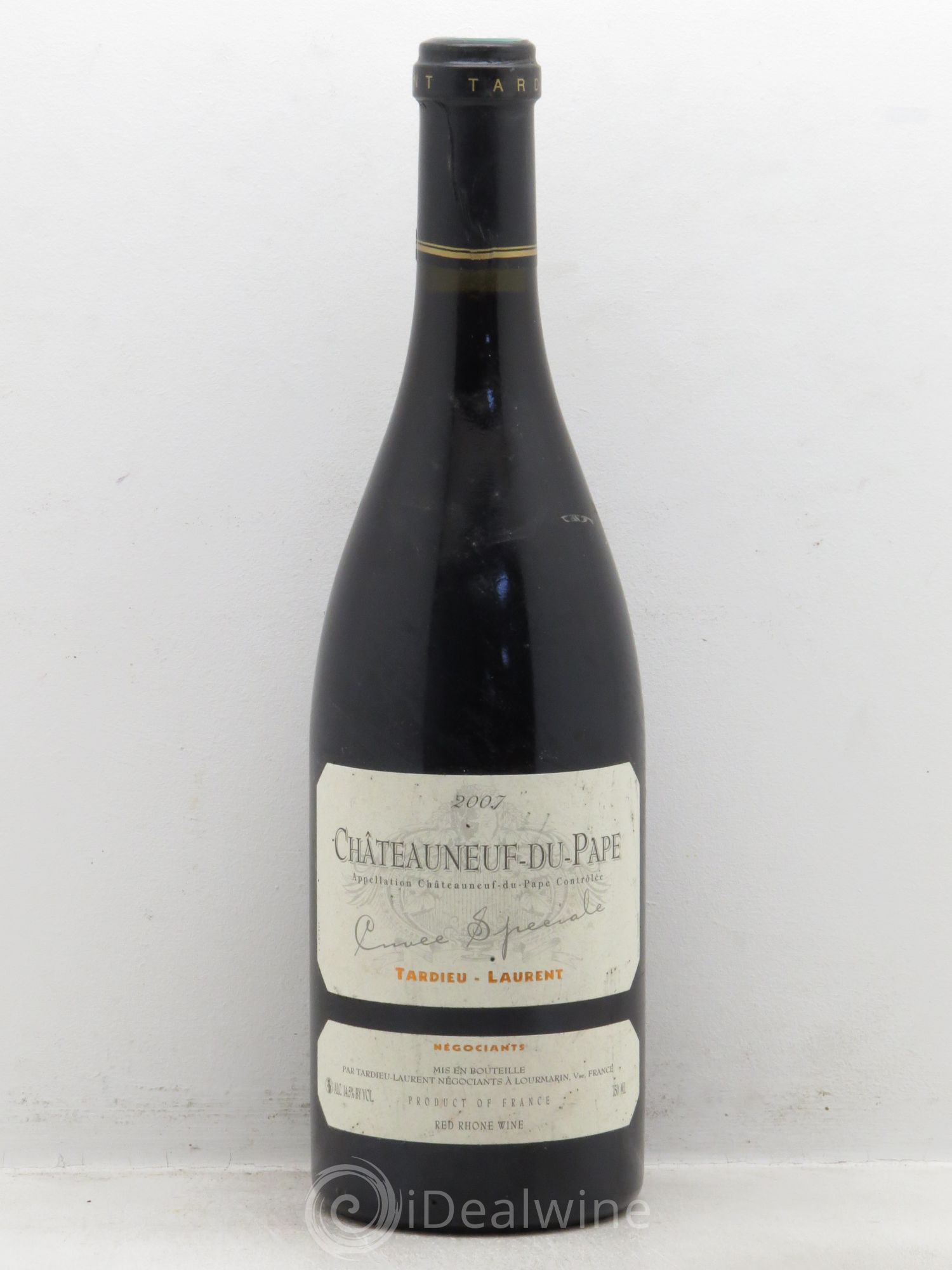 Châteauneuf-du-Pape Tardieu-Laurent Cuvée spéciale Famille Tardieu 2007 - Lot de 1 bouteille - 0