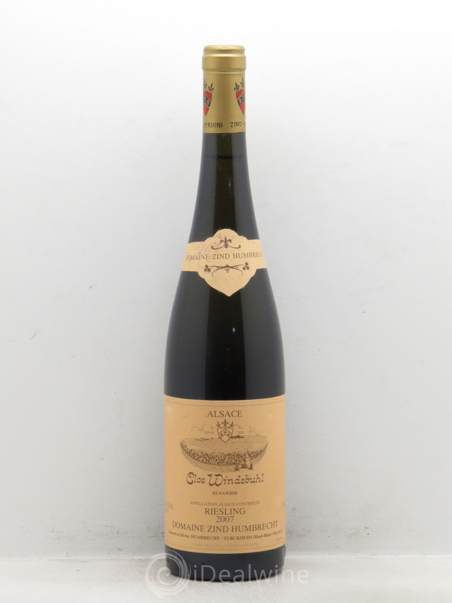 Alsace Riesling Clos Windsbuhl Zind-Humbrecht (Domaine) 2007 - Lot de 1 bouteille - 0