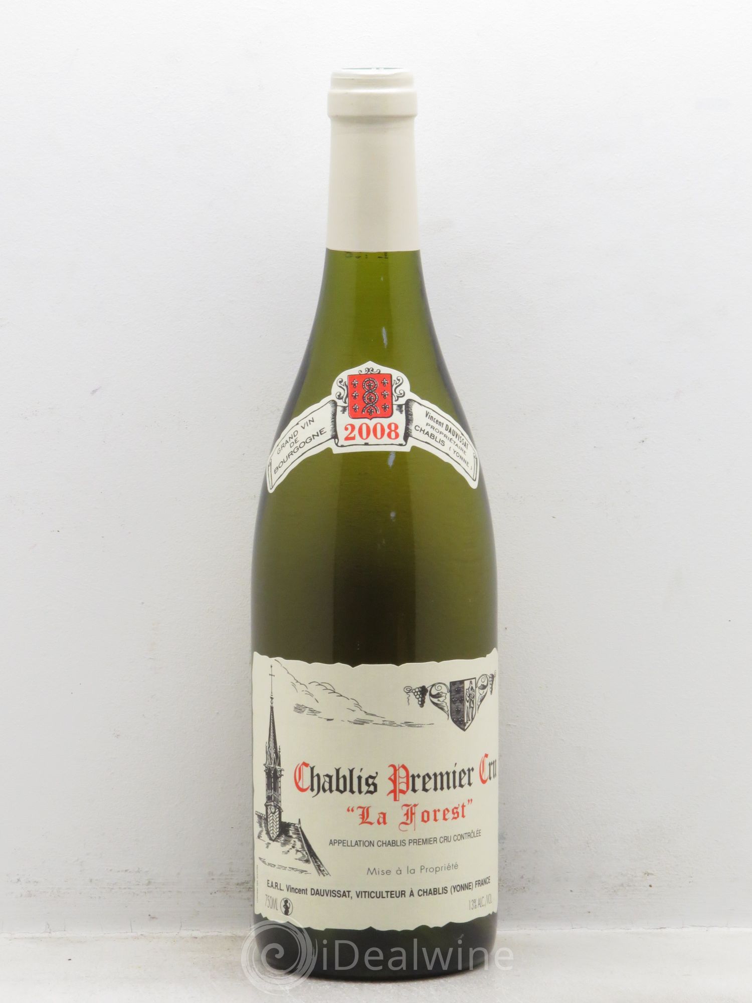 Chablis 1er Cru La Forest Vincent Dauvissat (Domaine) 2008 - Lot de 1 bouteille - 0