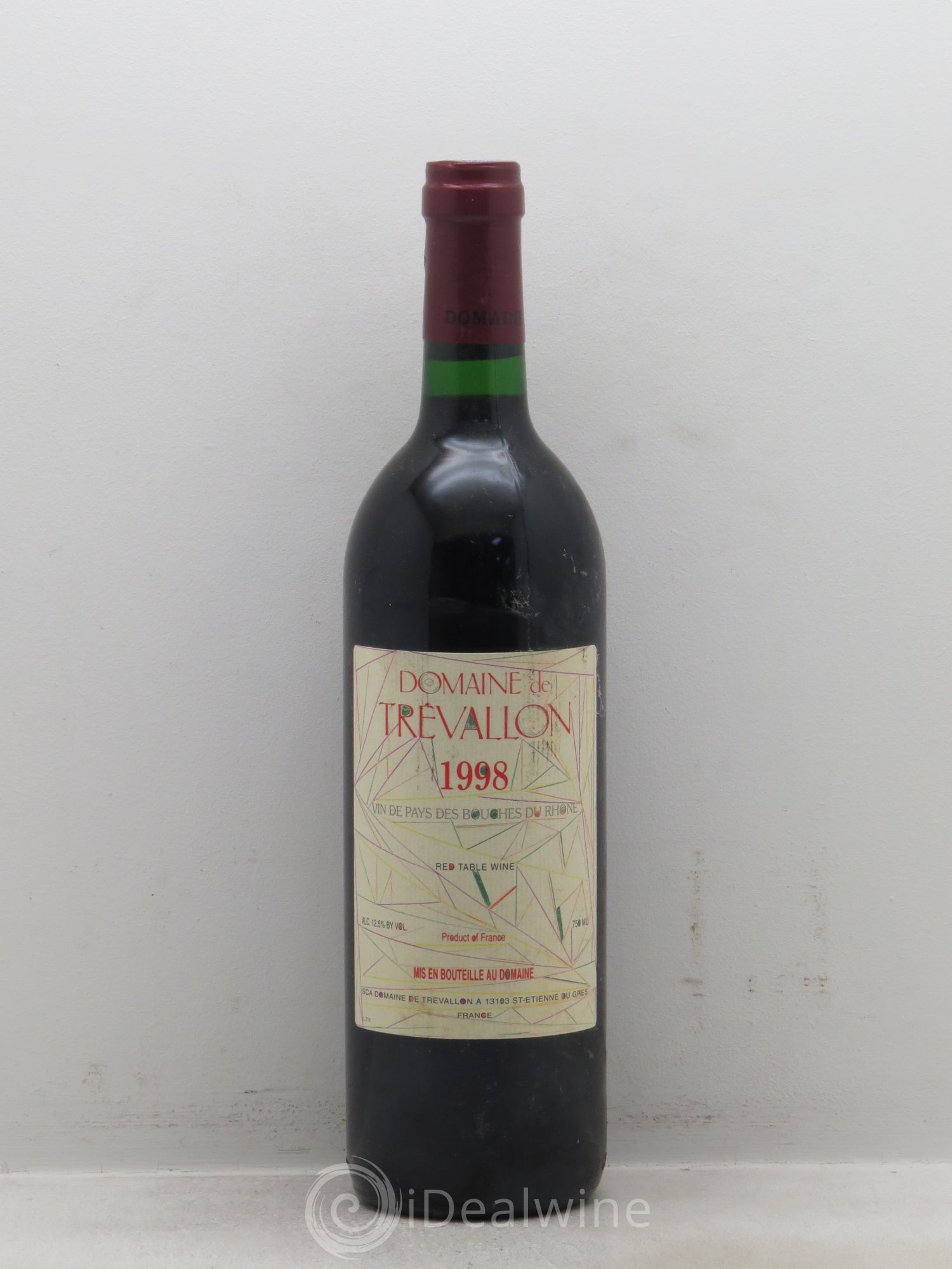 VDP Bouches du Rhône Trévallon (Domaine de) Eloi Dürrbach 1998 - Lot de 1 bouteille - 0