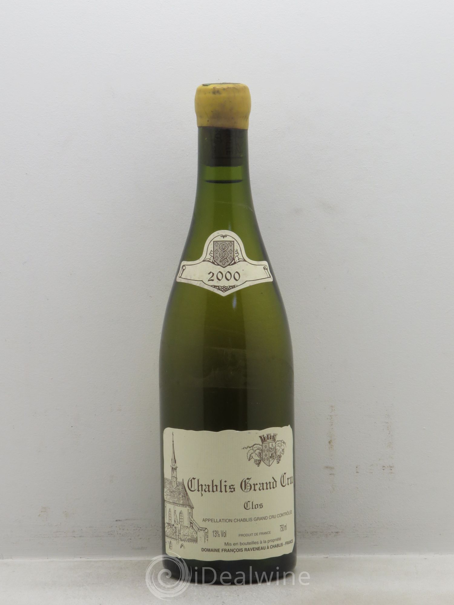 Chablis Grand Cru Clos Raveneau (Domaine) 2000 - Lot de 1 bouteille - 0