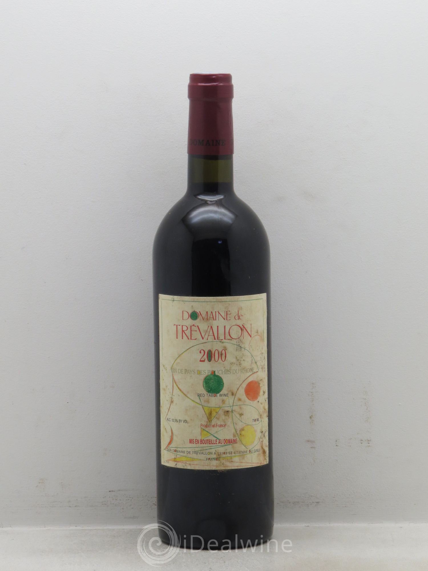 VDP Bouches du Rhône Trévallon (Domaine de) Eloi Dürrbach 2000 - Lot de 1 bouteille - 0