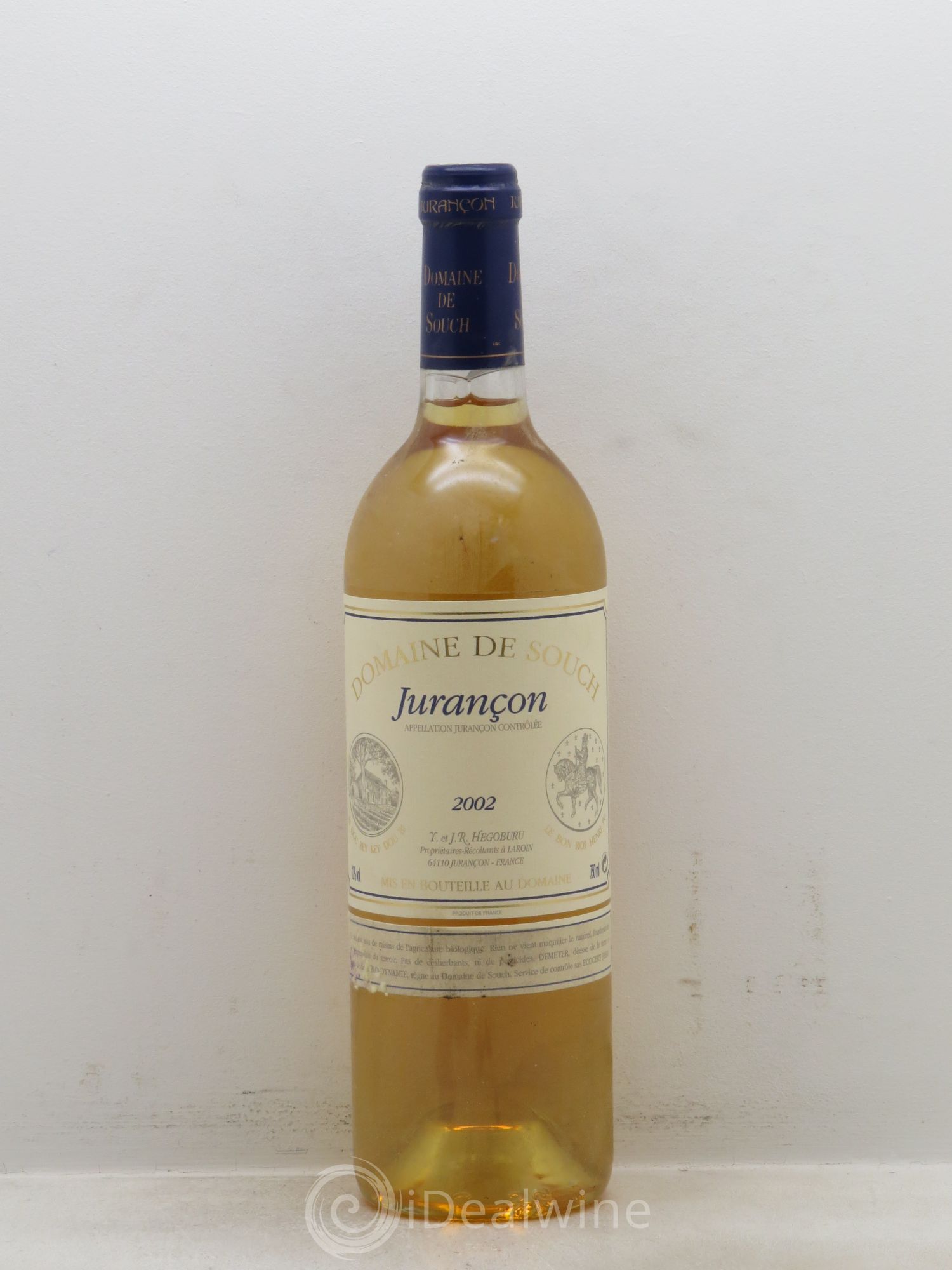 Jurançon sec Souch (Domaine de) 2002 - Posten von 1 Flasche - 0