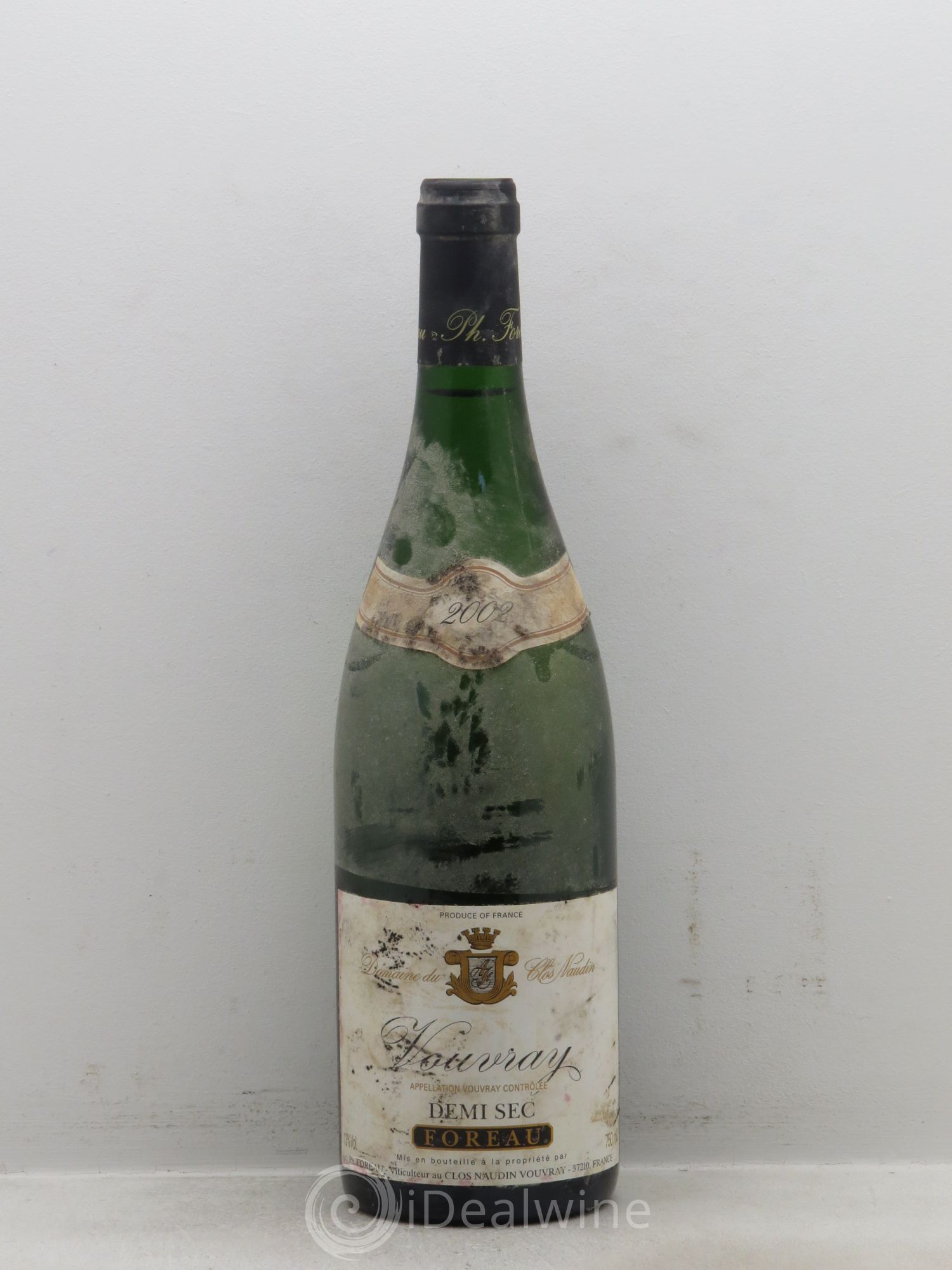 Vouvray Demi-Sec Clos Naudin - Philippe Foreau 2002 - Lot de 1 bouteille - 0