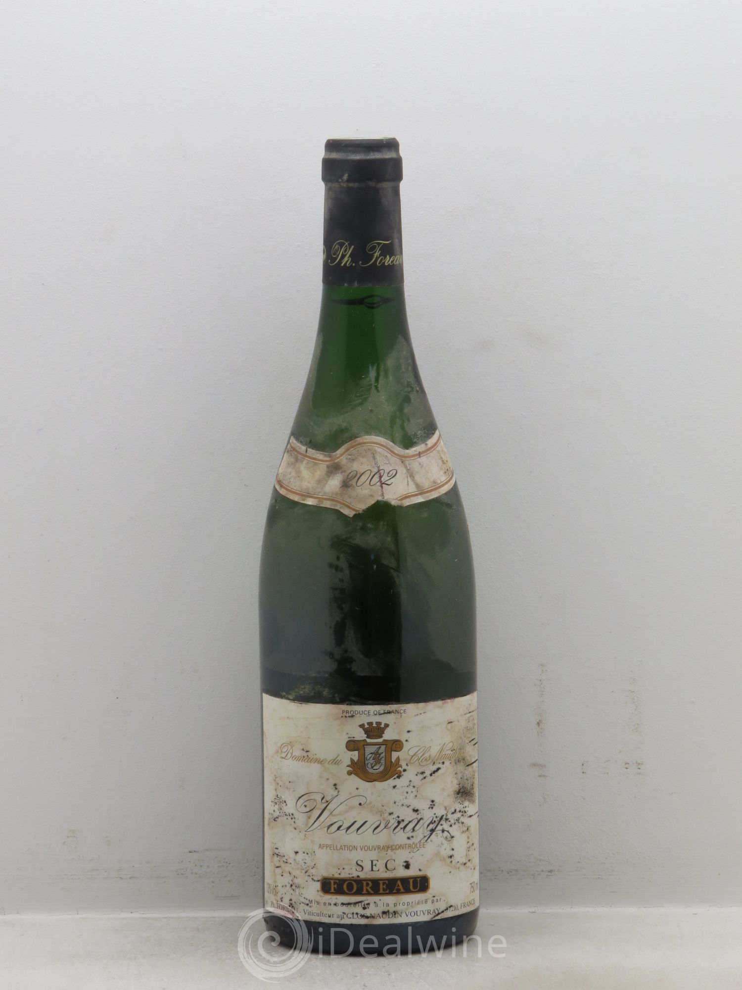 Vouvray Sec Clos Naudin - Philippe Foreau 2002 - Lot de 1 bouteille - 0