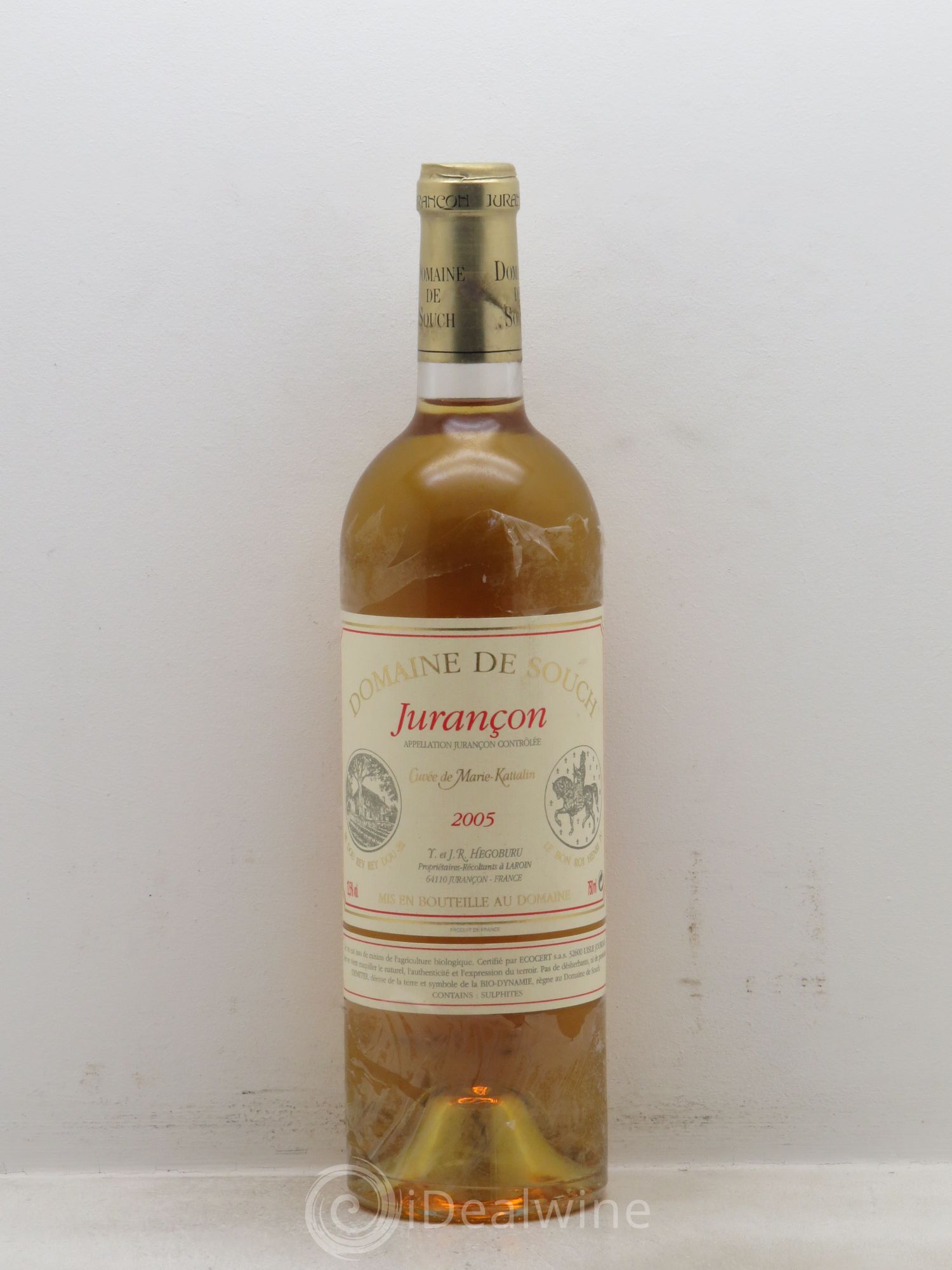 Jurançon Marie Kattalyn Souch (Domaine de) 2005 - Lotto di 1 bottiglia - 0