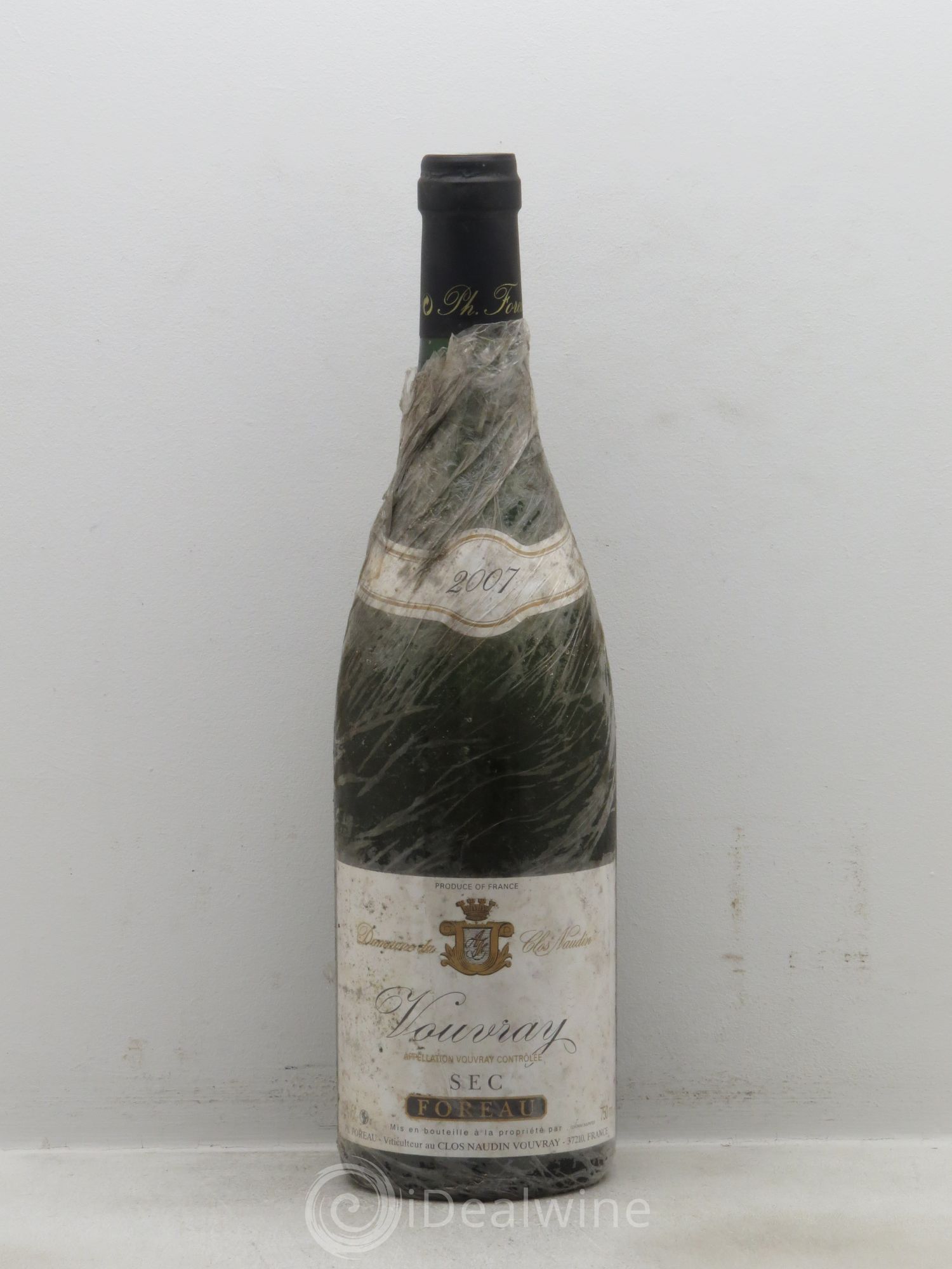 Vouvray Sec Clos Naudin - Philippe Foreau 2007 - Lot de 1 bouteille - 0