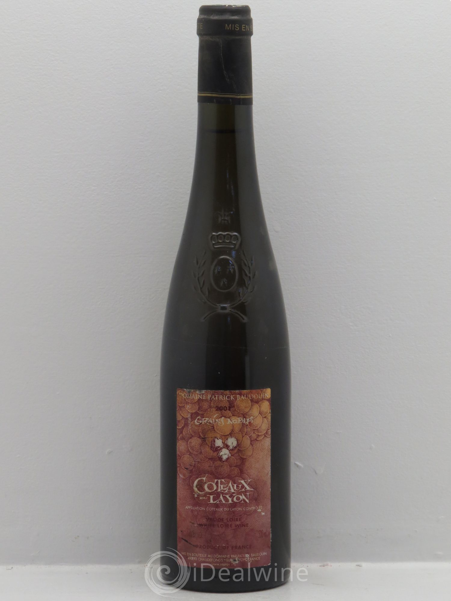 Coteaux du Layon Sélection de Grains Nobles Patrick Baudouin 2001 - Posten von 1 Flasche - 0