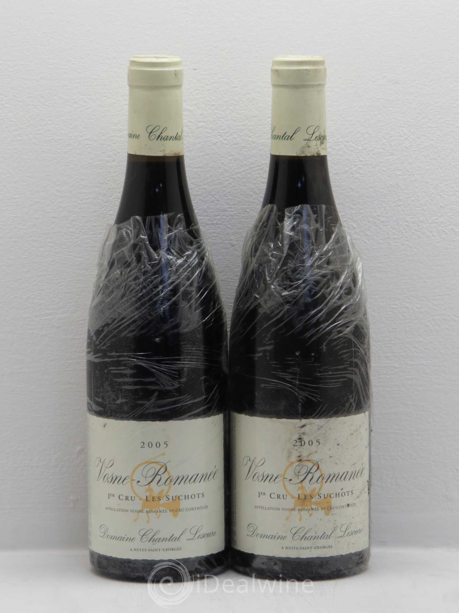 Vosne-Romanée 1er Cru Les Suchots Chantal Lescure 2005 - Lot de 2 bouteilles - 0