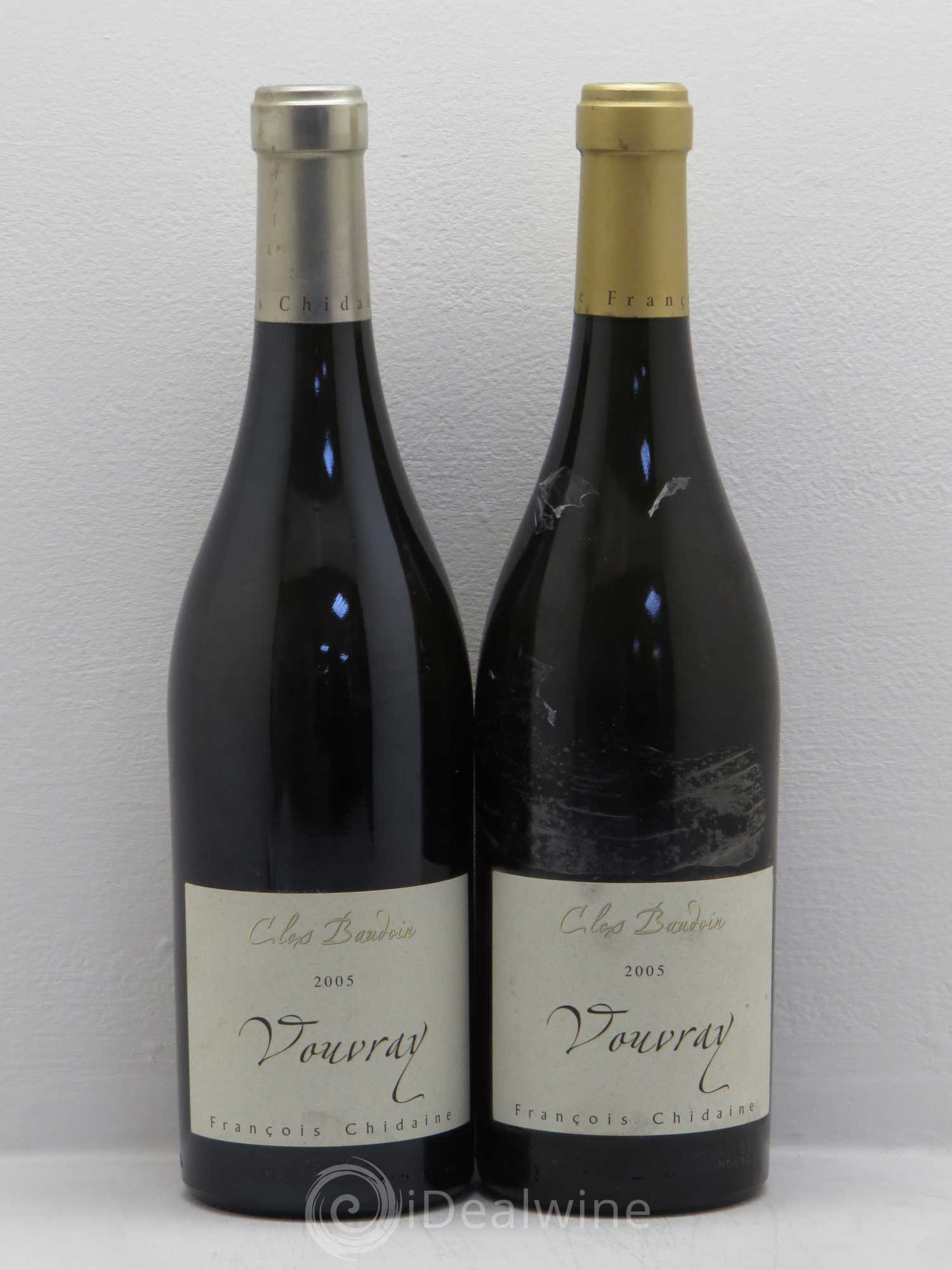 Vouvray Clos Baudoin Domaine Chidaine 2005 - Posten von 2 Flaschen - 0