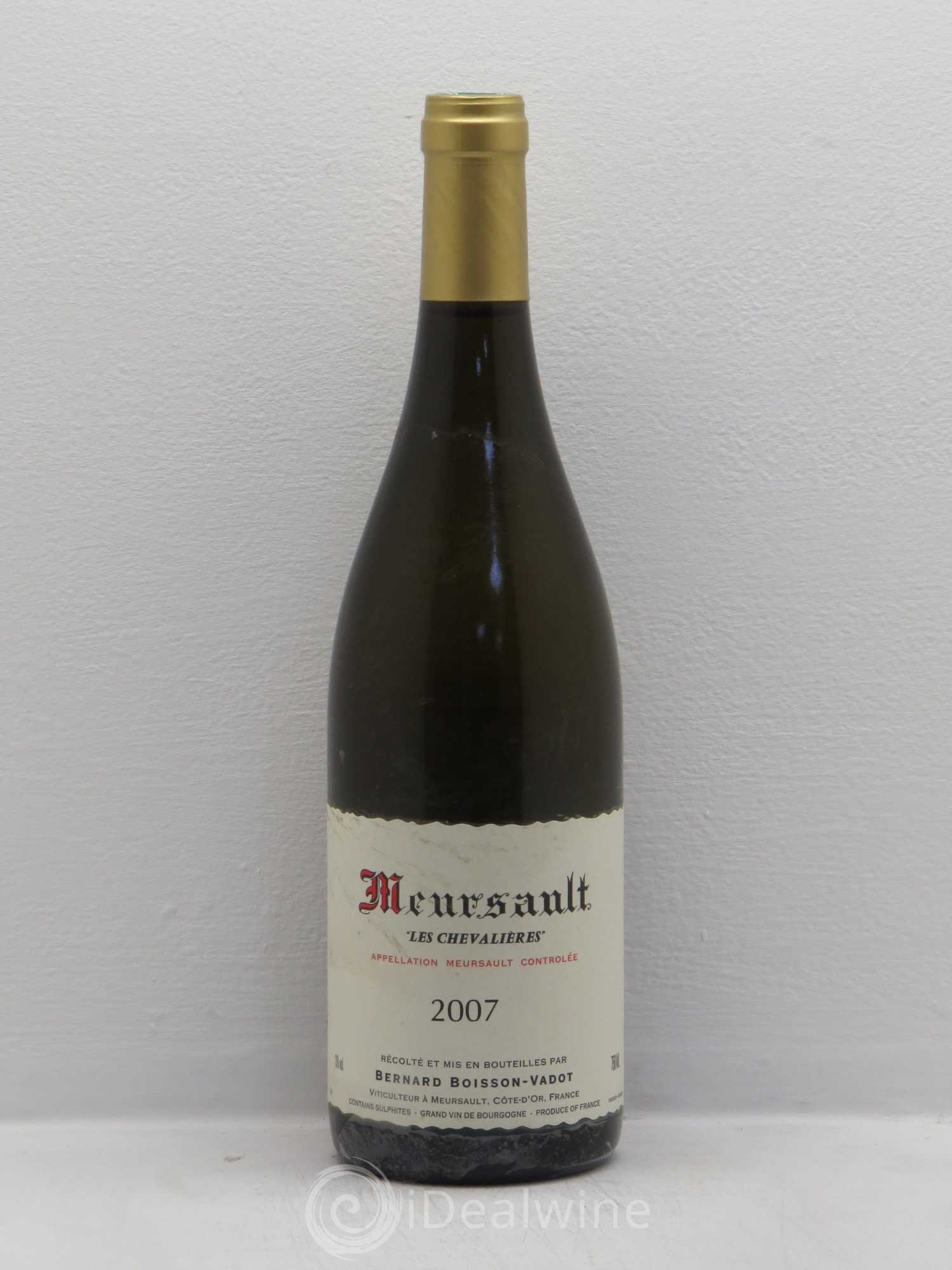 Meursault Les Chevalières Domaine Boisson Vadot 2007 - Posten von 1 Flasche - 0