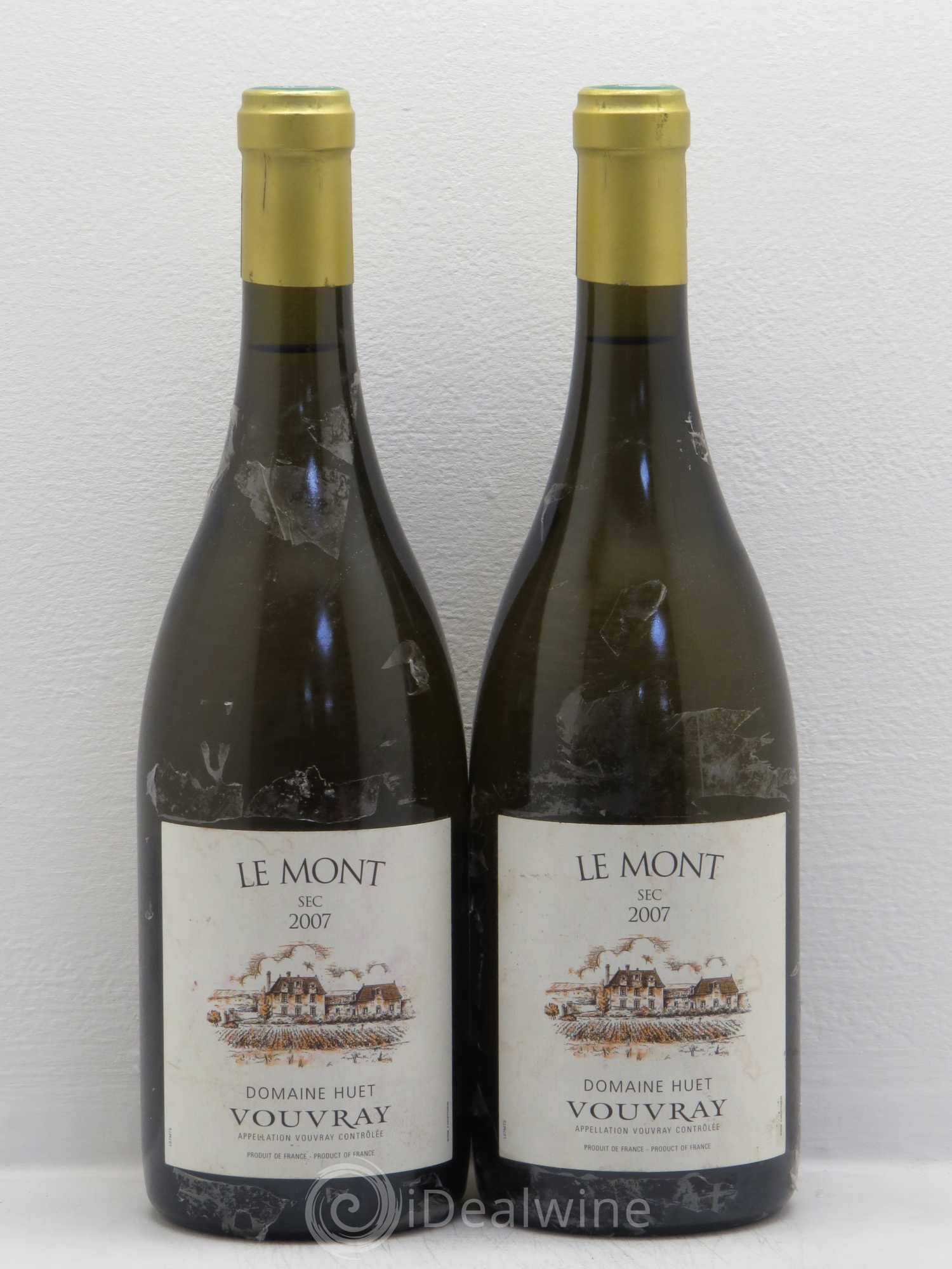 Vouvray Le Mont Sec Domaine Huet 2007 - Lot de 2 bouteilles - 0