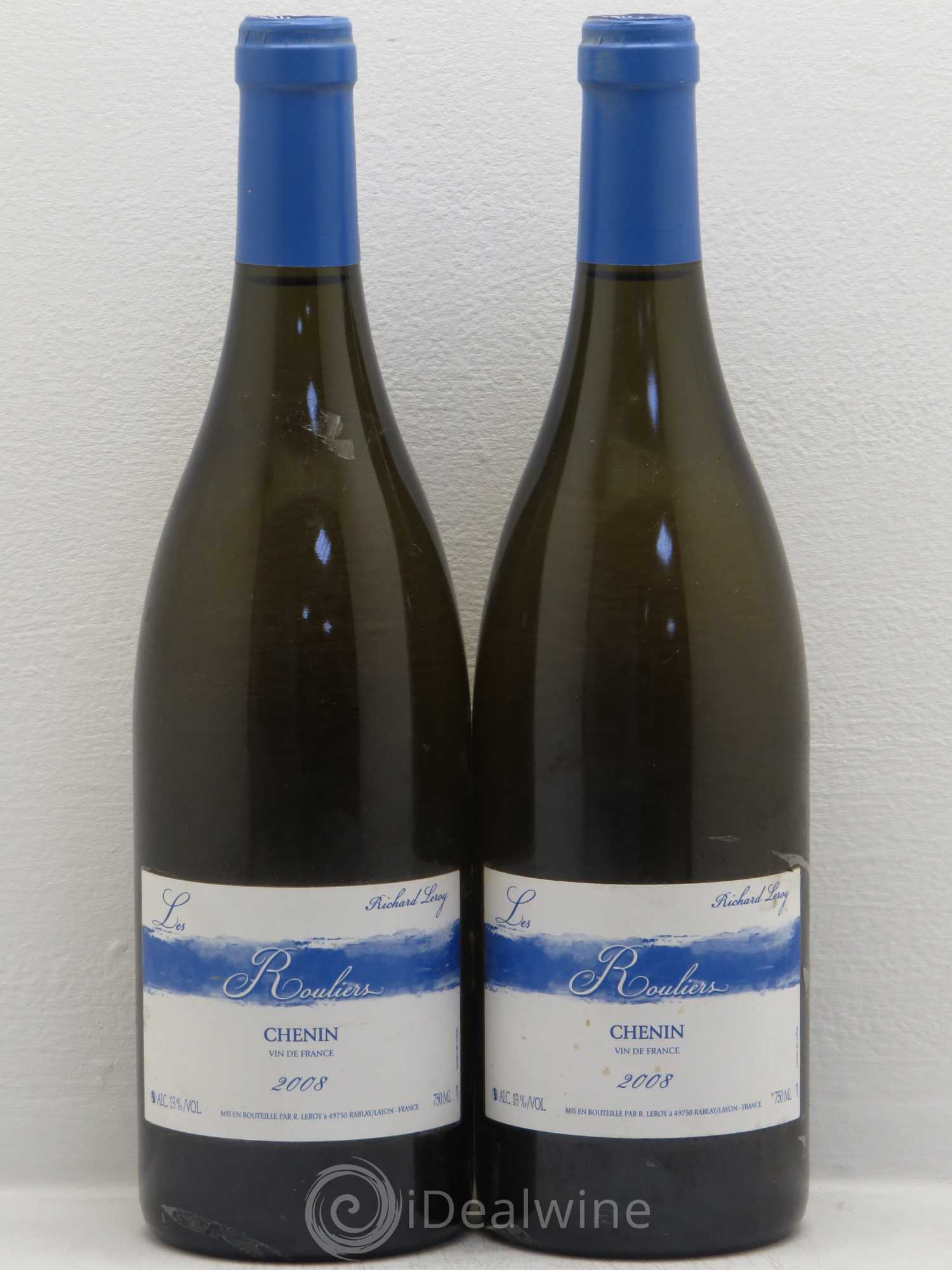 Anjou Le Clos des Rouliers Richard Leroy 2008 - Lot de 2 bouteilles - 0