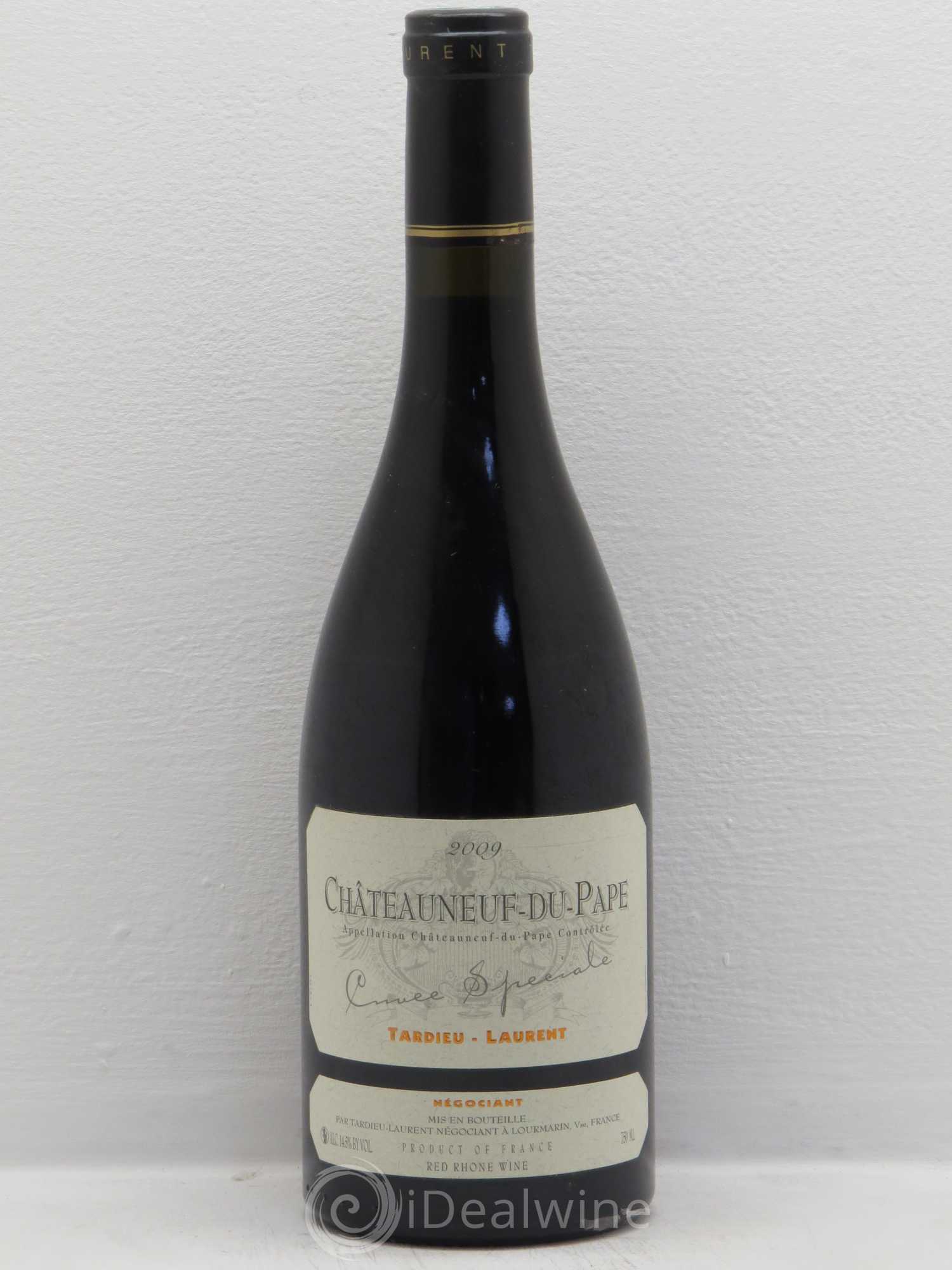 Châteauneuf-du-Pape Tardieu-Laurent Cuvée spéciale Famille Tardieu 2009 - Lot de 1 bouteille - 0