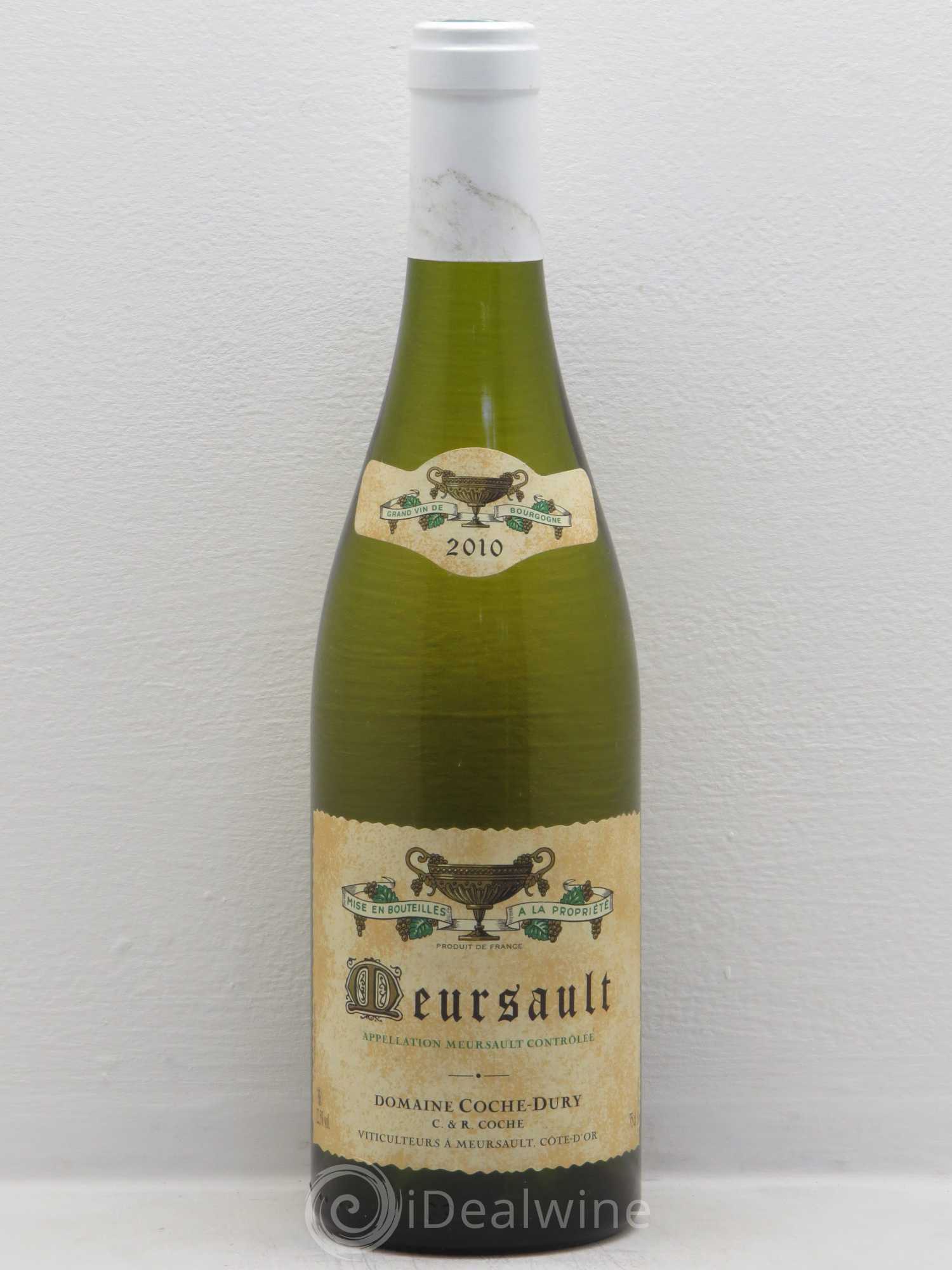 Meursault Coche Dury (Domaine) 2010 - Lot de 1 bouteille - 0