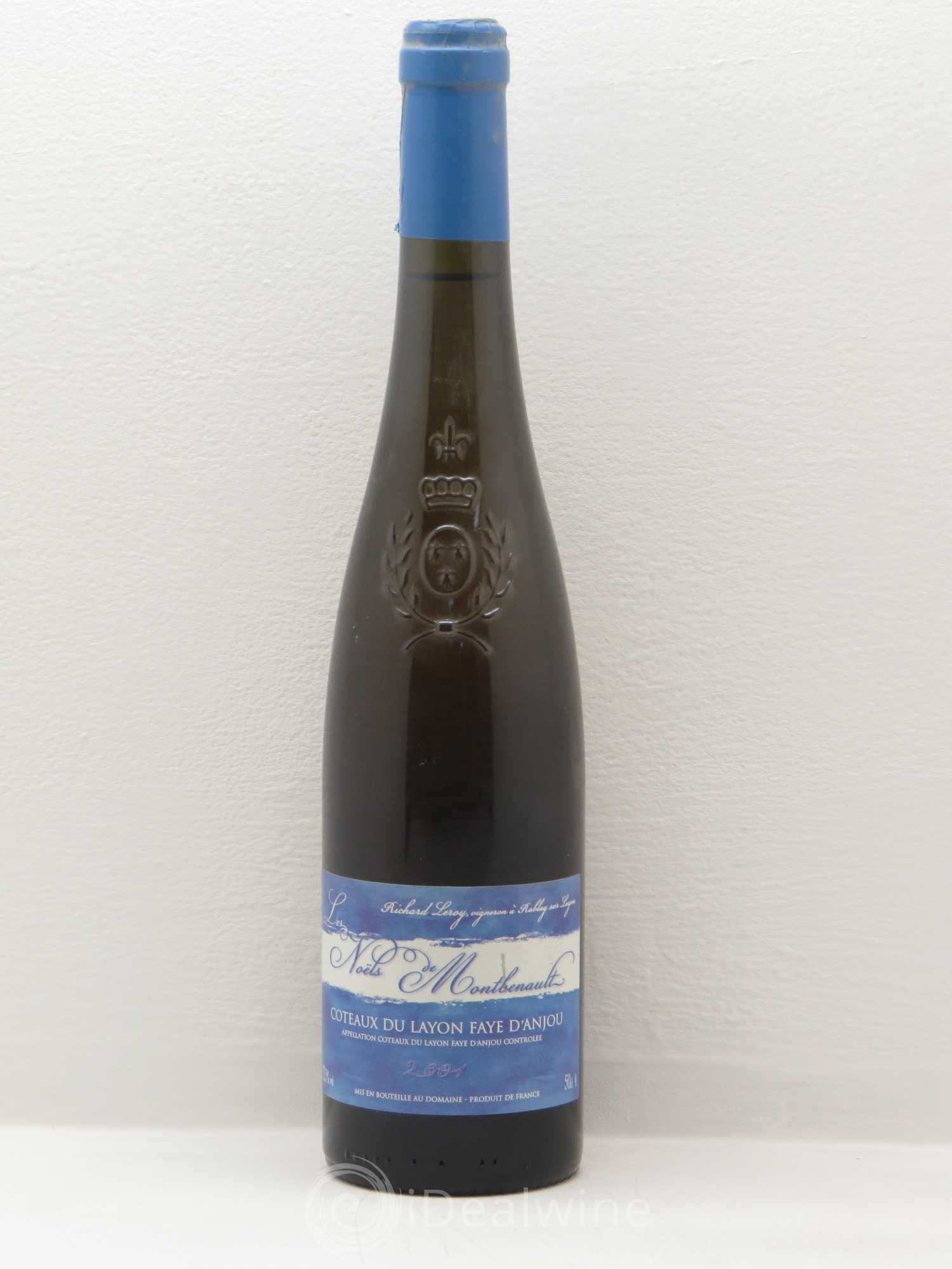 Vin de France Les Noëls de Montbenault Richard Leroy Coteaux du Layon Faye d'Anjou (sans prix de réserve) 2001 - Posten von 1 Flasche - 0