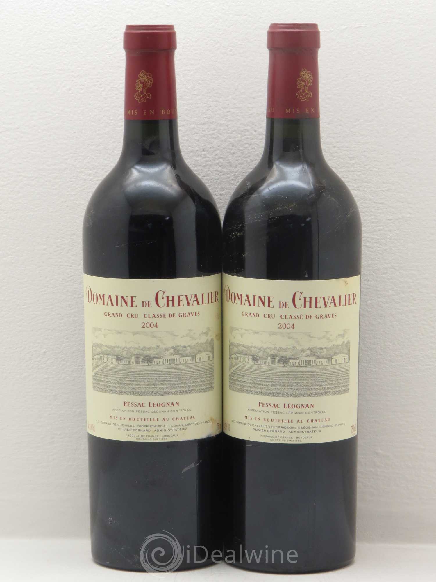Domaine de Chevalier Cru Classé de Graves 2004 - Lot de 2 bouteilles - 0