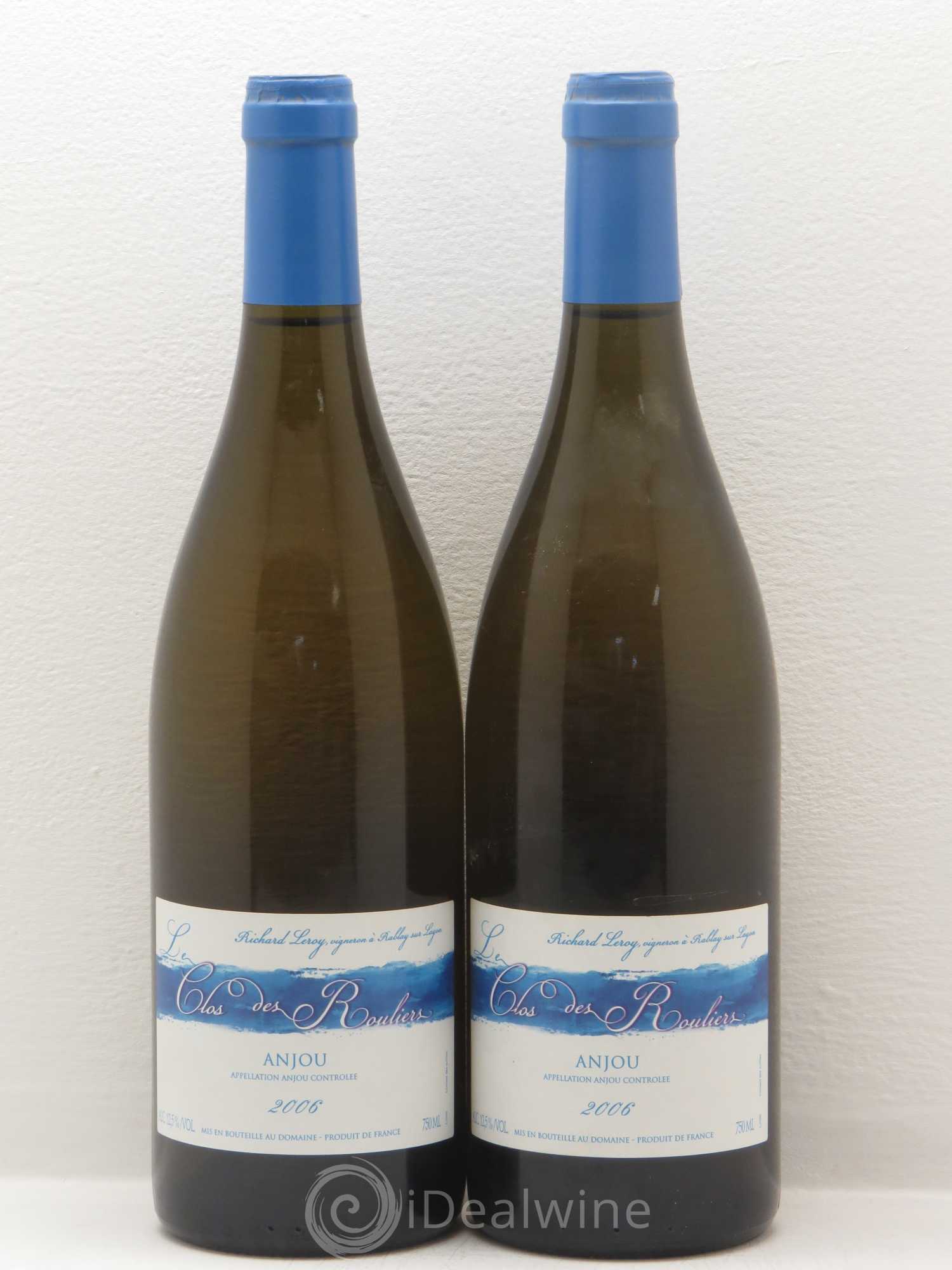 Anjou Le Clos des Rouliers Richard Leroy (sans prix de réserve) 2006 - Lot de 2 bouteilles - 0