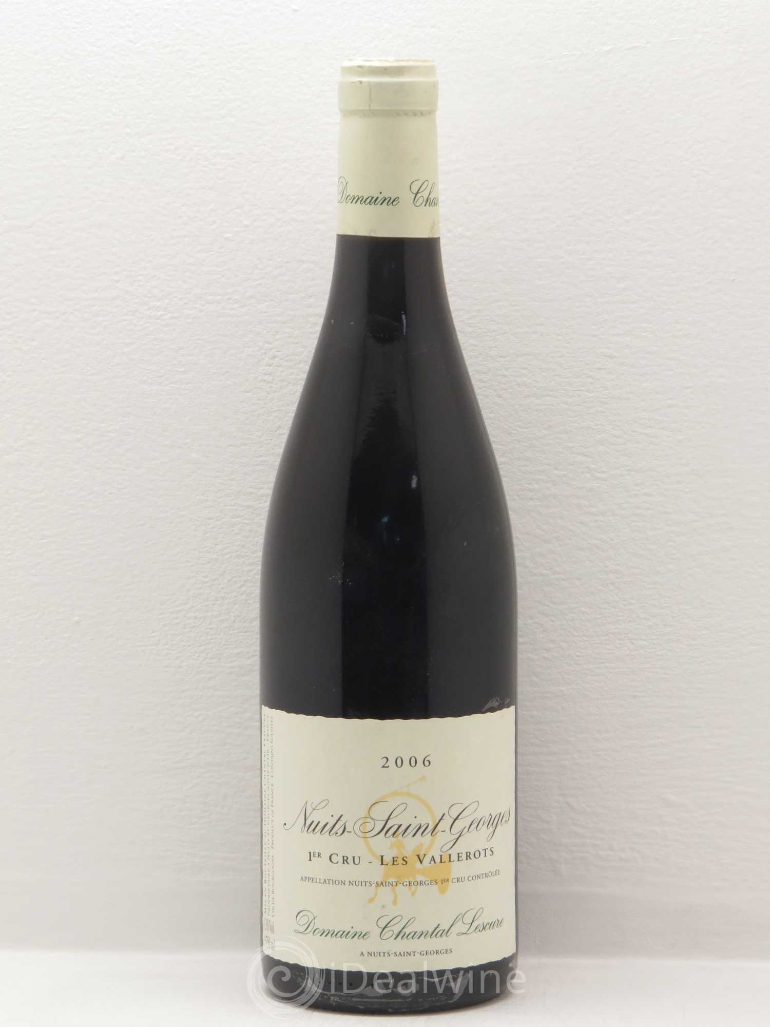Nuits-Saint-Georges 1er Cru Vallerots Chantal Lescure (sans prix de réserve) 2006 - Posten von 1 Flasche - 0
