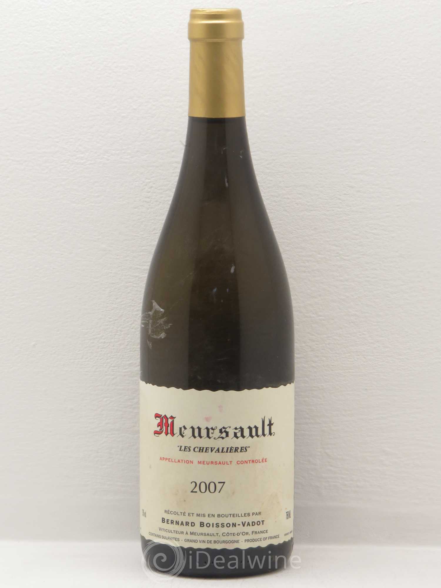 Meursault Chevalières Boisson-Vadot 2007 - Posten von 1 Flasche - 0