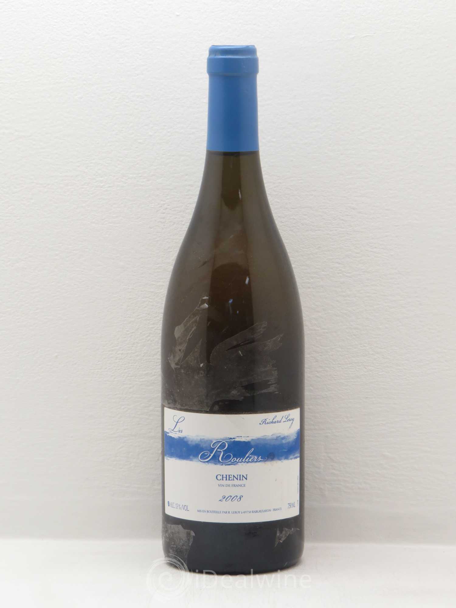 Anjou Le Clos des Rouliers Richard Leroy Chenin Vin de France (sans prix de réserve) 2008 - Posten von 1 Flasche - 0