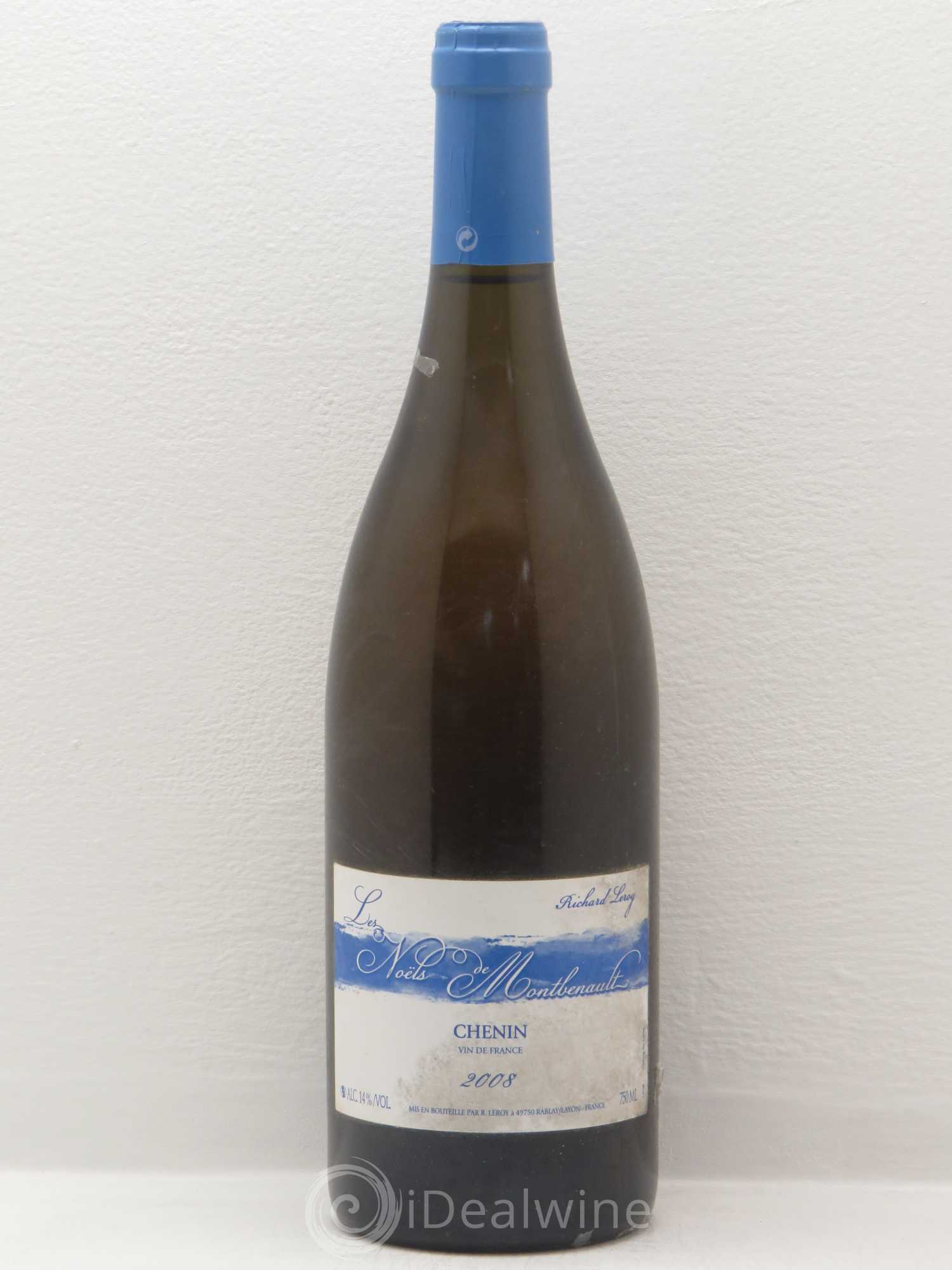 Vin de France Les Noëls de Montbenault Richard Leroy Chenin Vin de France (sans prix de réserve) 2008 - Posten von 1 Flasche - 0