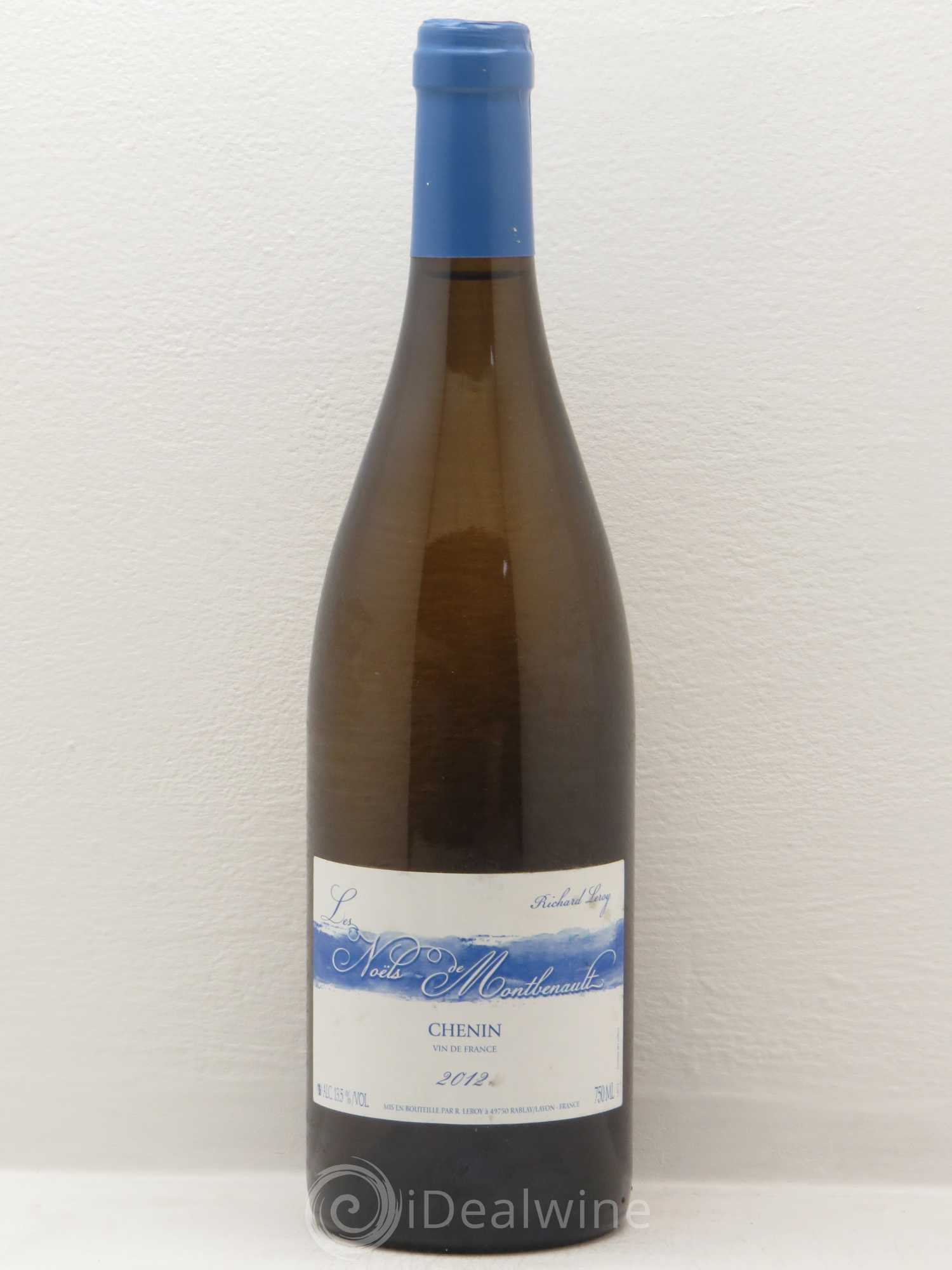 Vin de France Les Noëls de Montbenault Richard Leroy Chenin Vin de France (sans prix de réserve) 2012 - Posten von 1 Flasche - 0