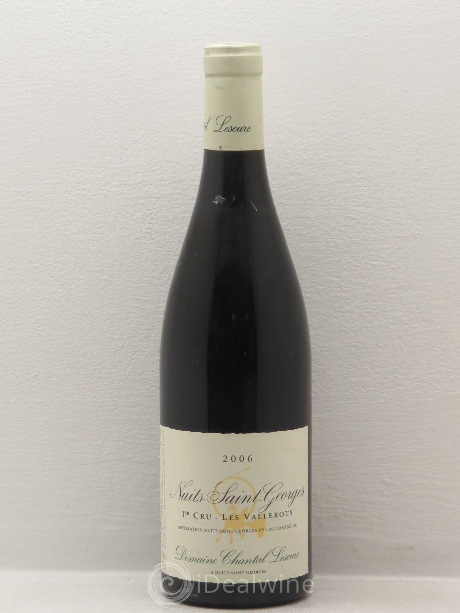 Nuits-Saint-Georges 1er Cru Vallerots Chantal Lescure (sans prix de réserve) 2006 - Posten von 1 Flasche - 0