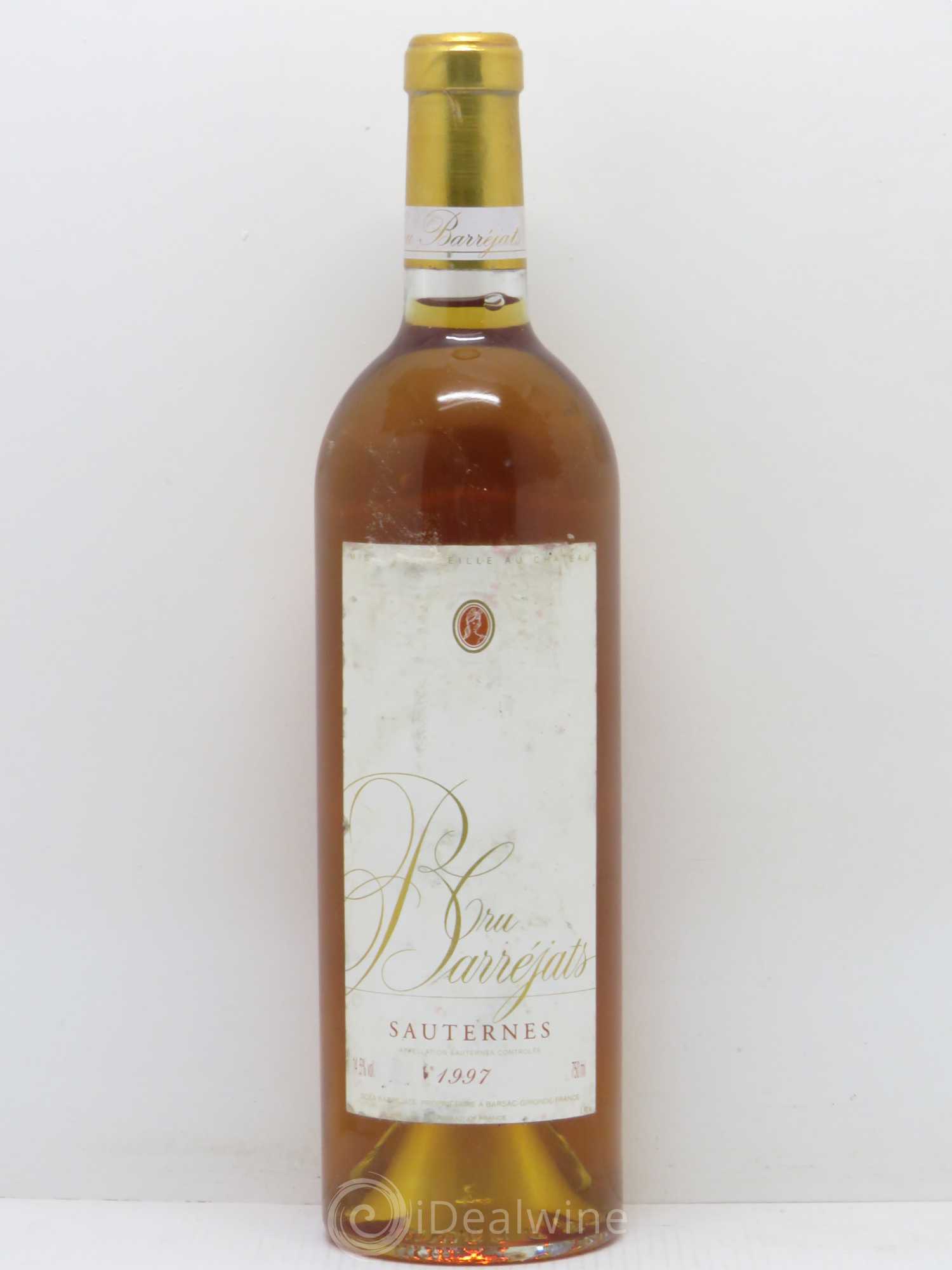 Sauternes Cru Barrejats 1997 - Posten von 1 Flasche - 0
