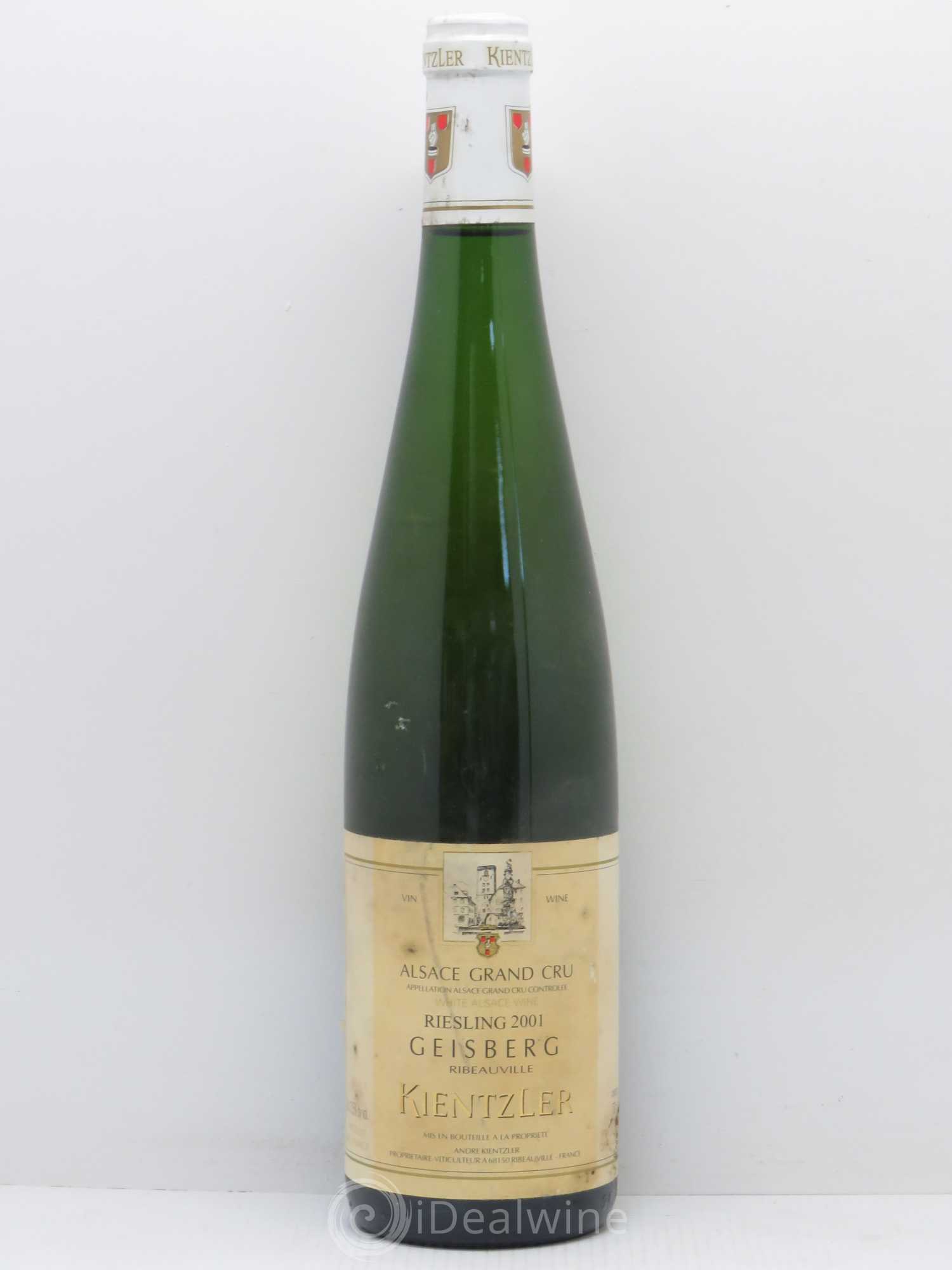 Alsace Riesling Kientzler Geisberg 2001 - Posten von 1 Flasche - 0