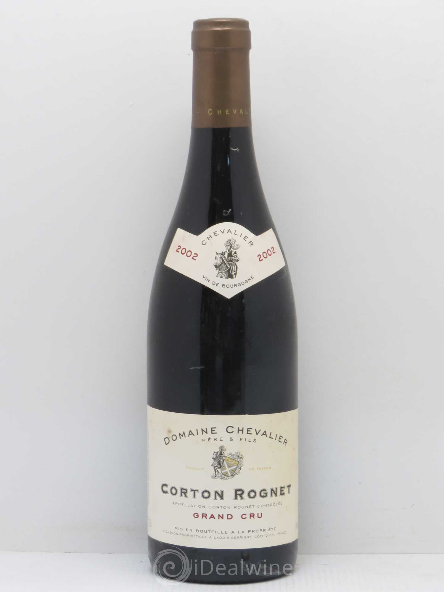 Corton Grand Cru Le Rognet Domaine Chevalier 2002 - Lot de 1 bouteille - 0