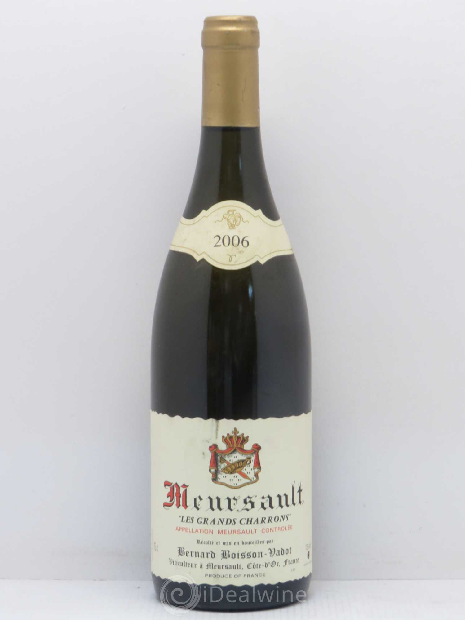 Meursault Les Grands Charrons Boisson-Vadot (Domaine) 2006 - Lot de 1 bouteille - 0