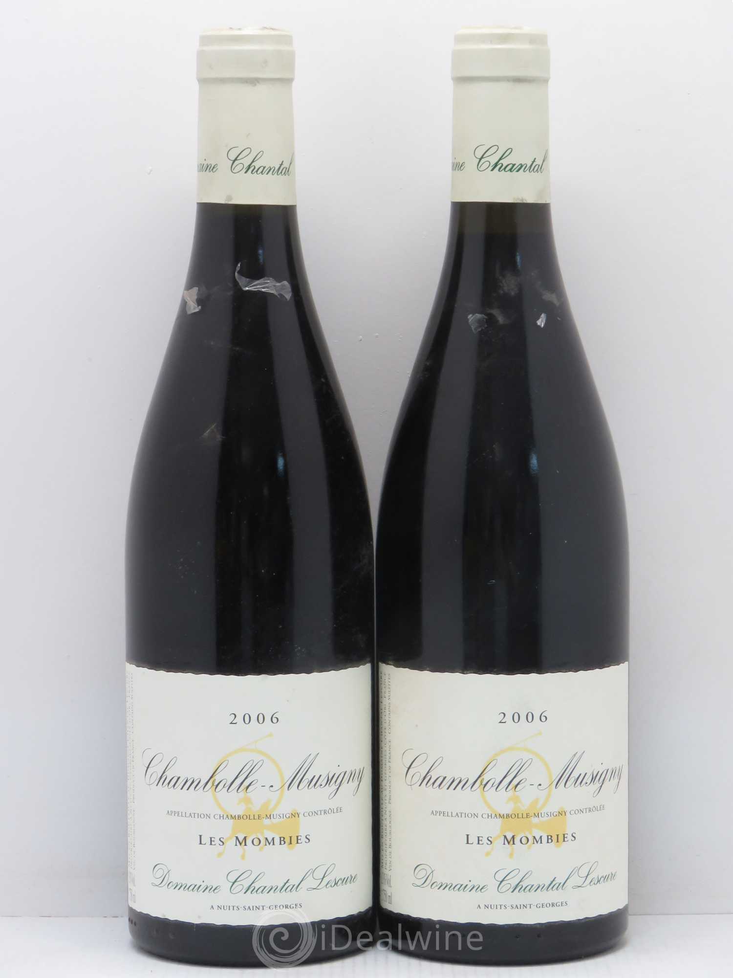 Chambolle-Musigny Les Monbies Domaine Chantal Lescure 2006 - Posten von 2 Flaschen - 0