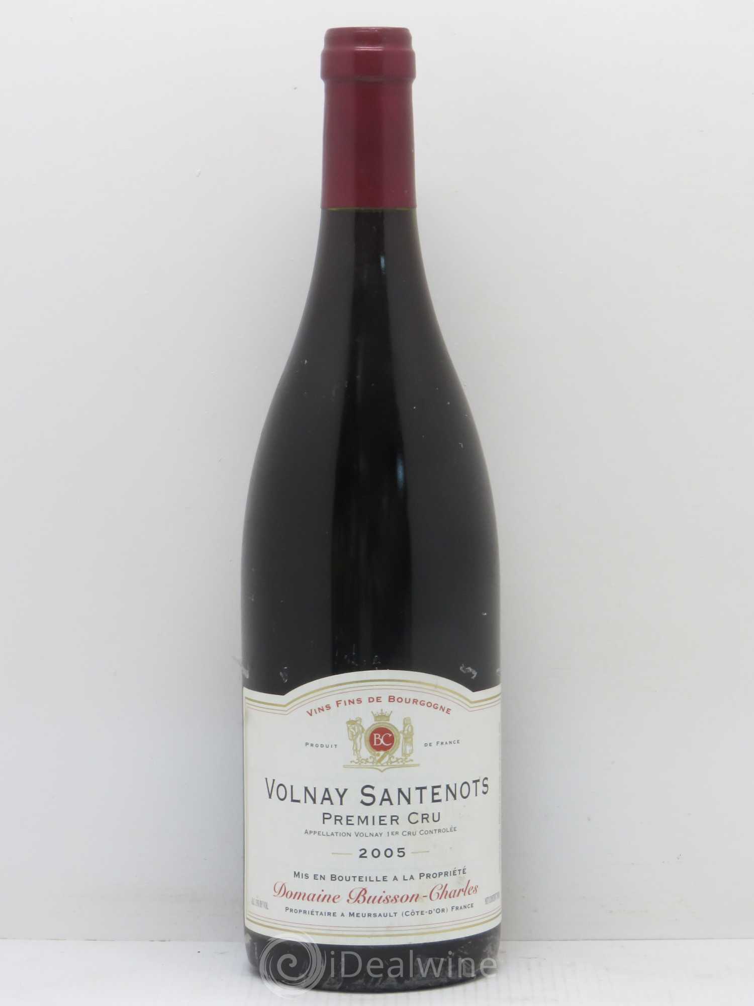 Volnay 1er Cru Santenots Domaine Buisson Charles 2005 - Posten von 1 Flasche - 0