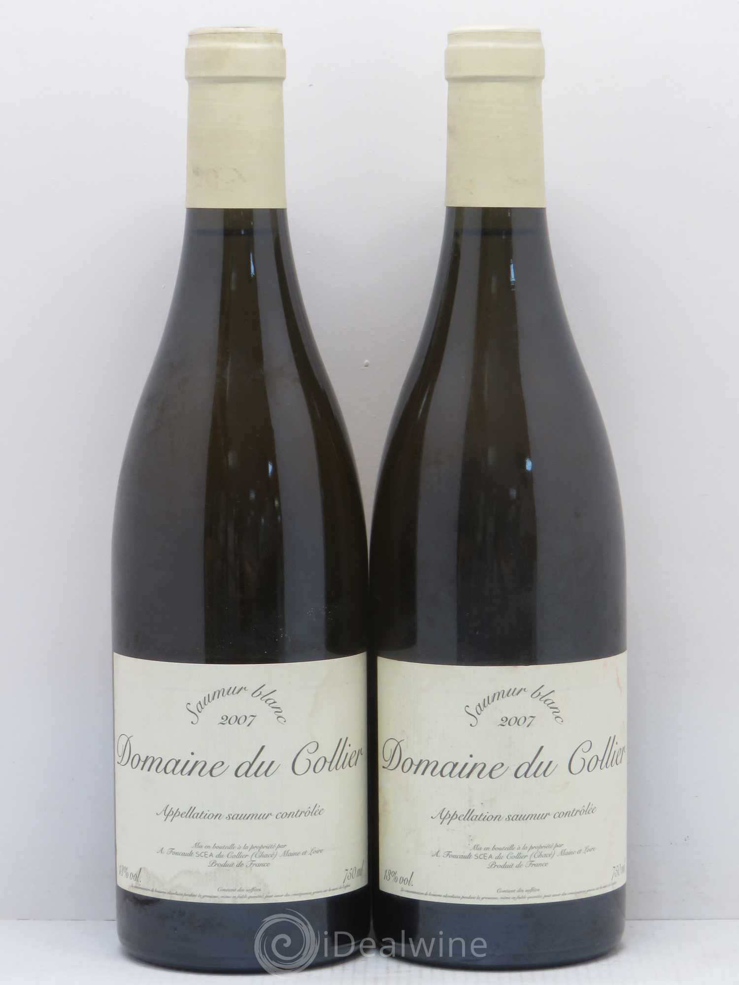 Saumur Domaine du Collier 2007 - Lot de 2 bouteilles - 0
