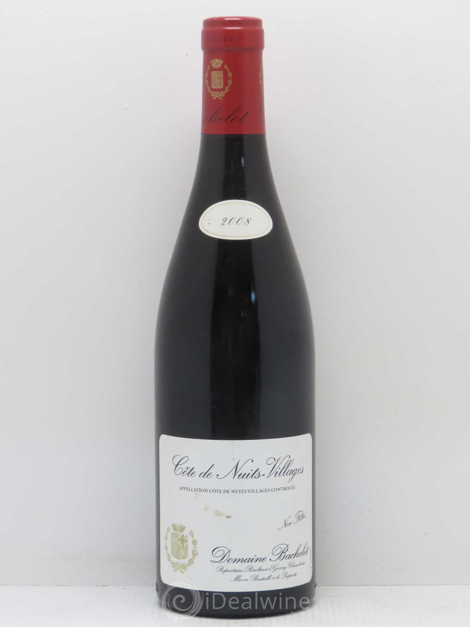 Côte de Nuits-Villages Domaine Denis Bachelet 2008 - Posten von 1 Flasche - 0