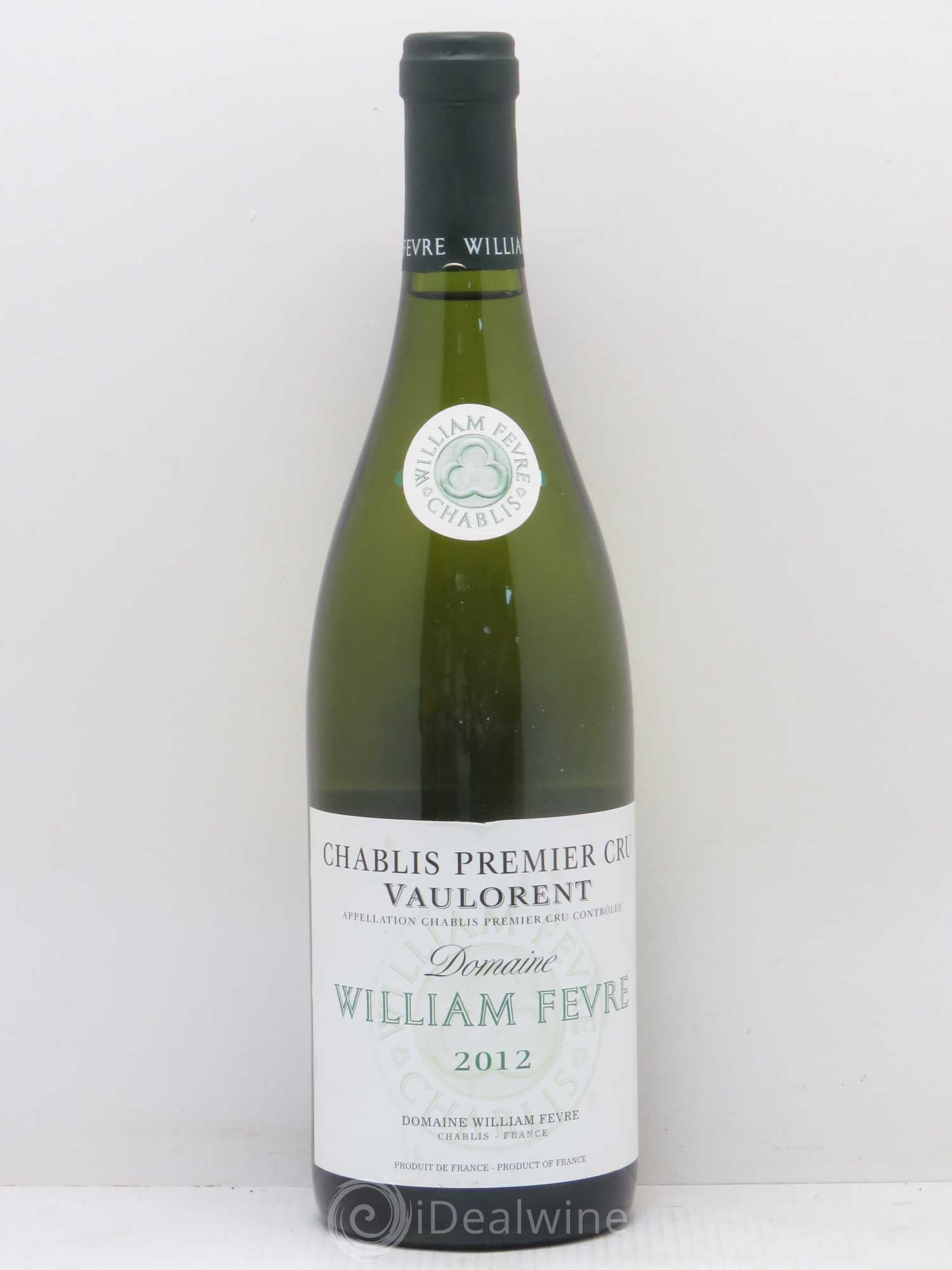 Chablis 1er Cru Vaulorent William Fèvre 2012 - Lot de 1 bouteille - 0