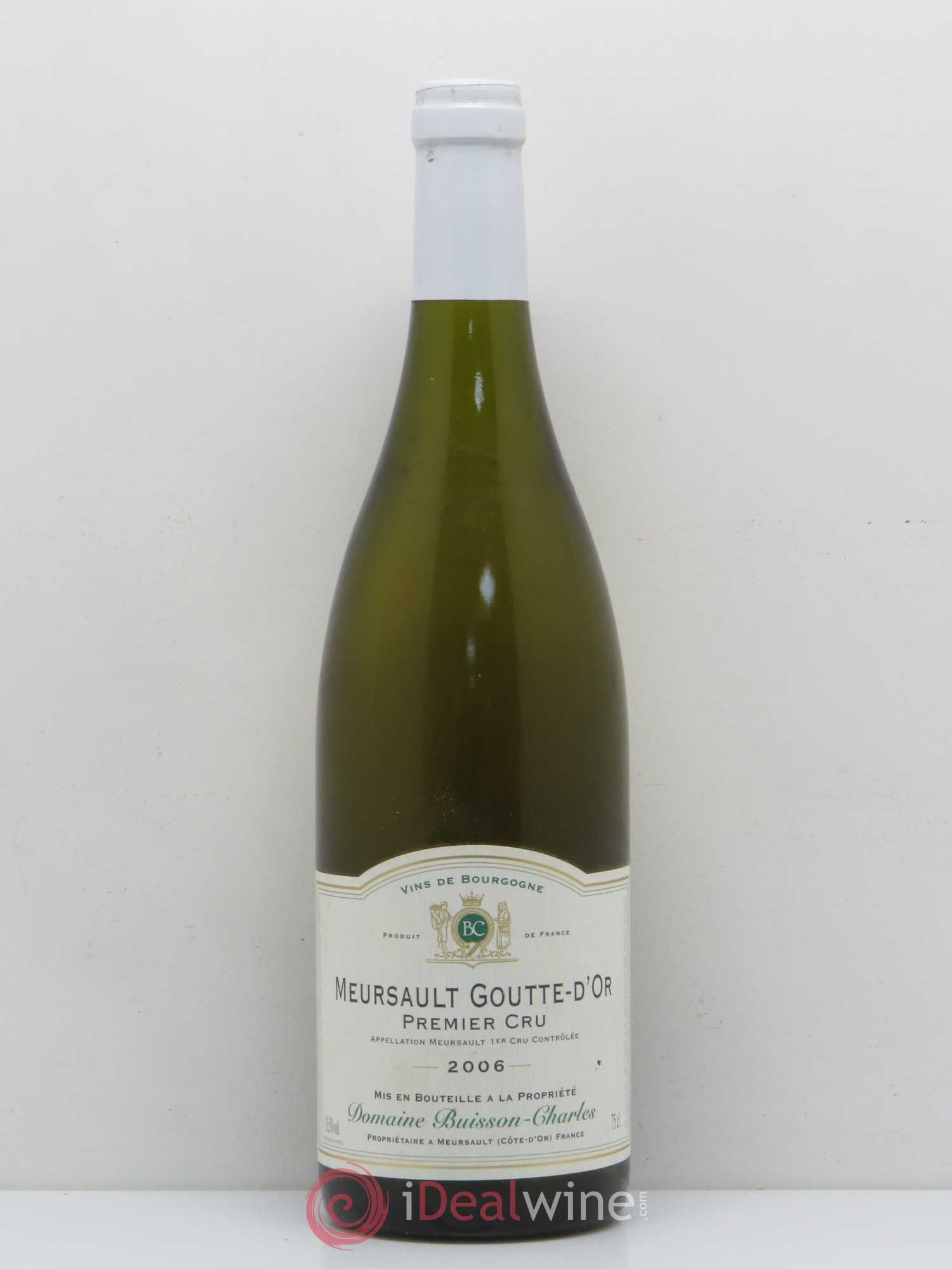 Meursault 1er Cru Les Gouttes d'Or Domaine Buisson-Charles 2006 - Posten von 1 Flasche - 0