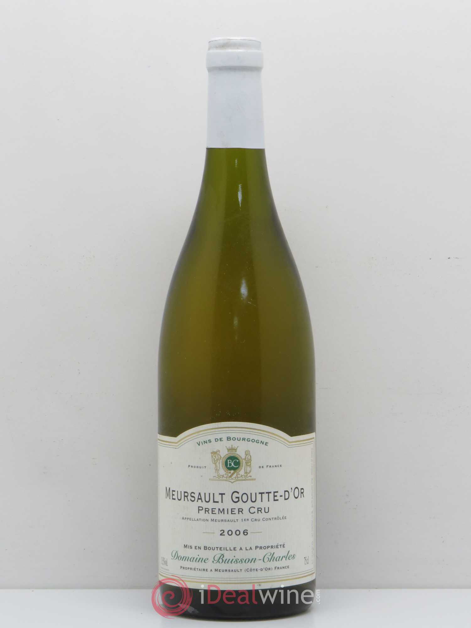 Meursault 1er Cru Les Gouttes d'Or Domaine Buisson-Charles 2006 - Posten von 1 Flasche - 0