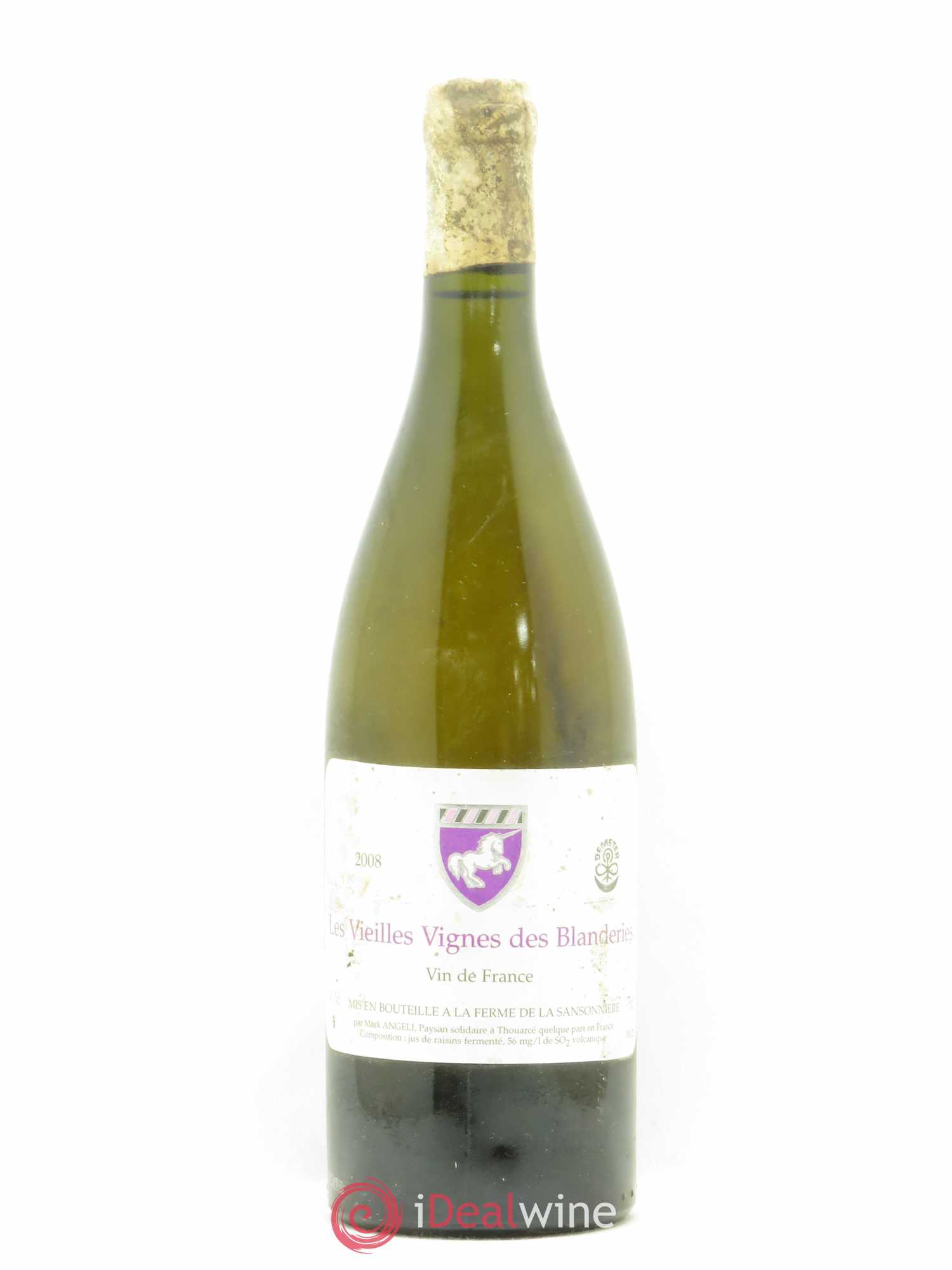 Vin de France Les Vieilles Vignes des Blanderies Mark Angeli (Domaine) - Ferme de la Sansonnière (sans prix de réserve) 2008 - Lot de 1 bouteille - 0