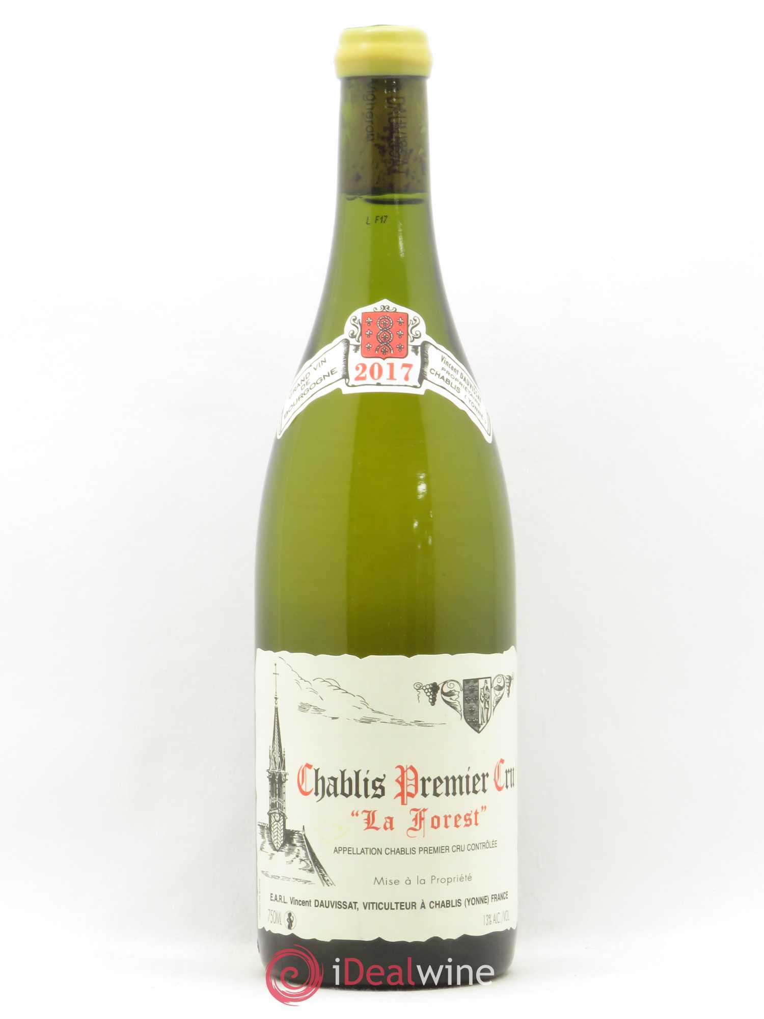 Chablis 1er Cru La Forest Vincent Dauvissat (Domaine) 2017 - Lot de 1 bouteille - 0