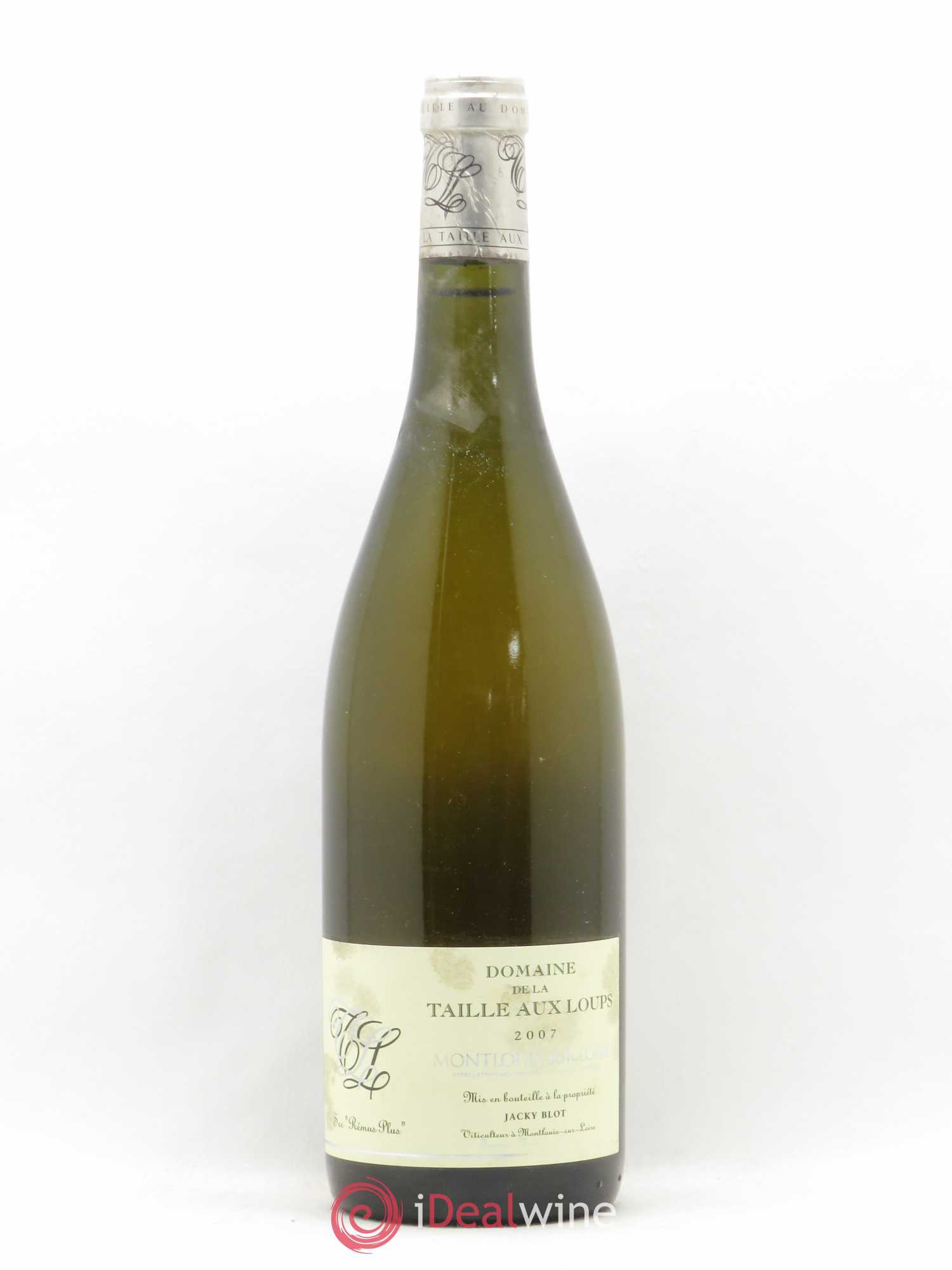 Montlouis-sur-Loire Rémus Plus La Taille aux Loups - Jacky Blot 2007 - Lot de 1 bouteille - 0