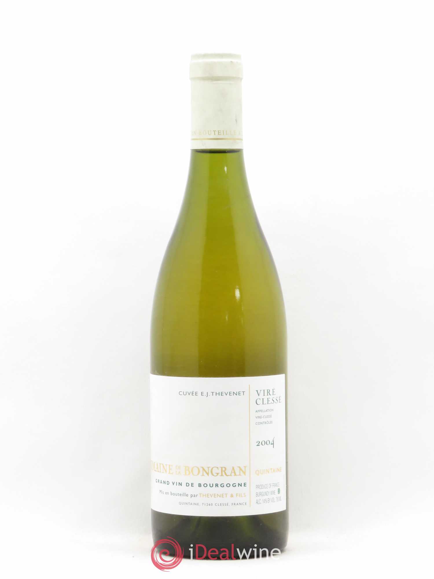 Viré-Clessé Cuvée Quintaine Thévenet 2004 - Posten von 1 Flasche - 0